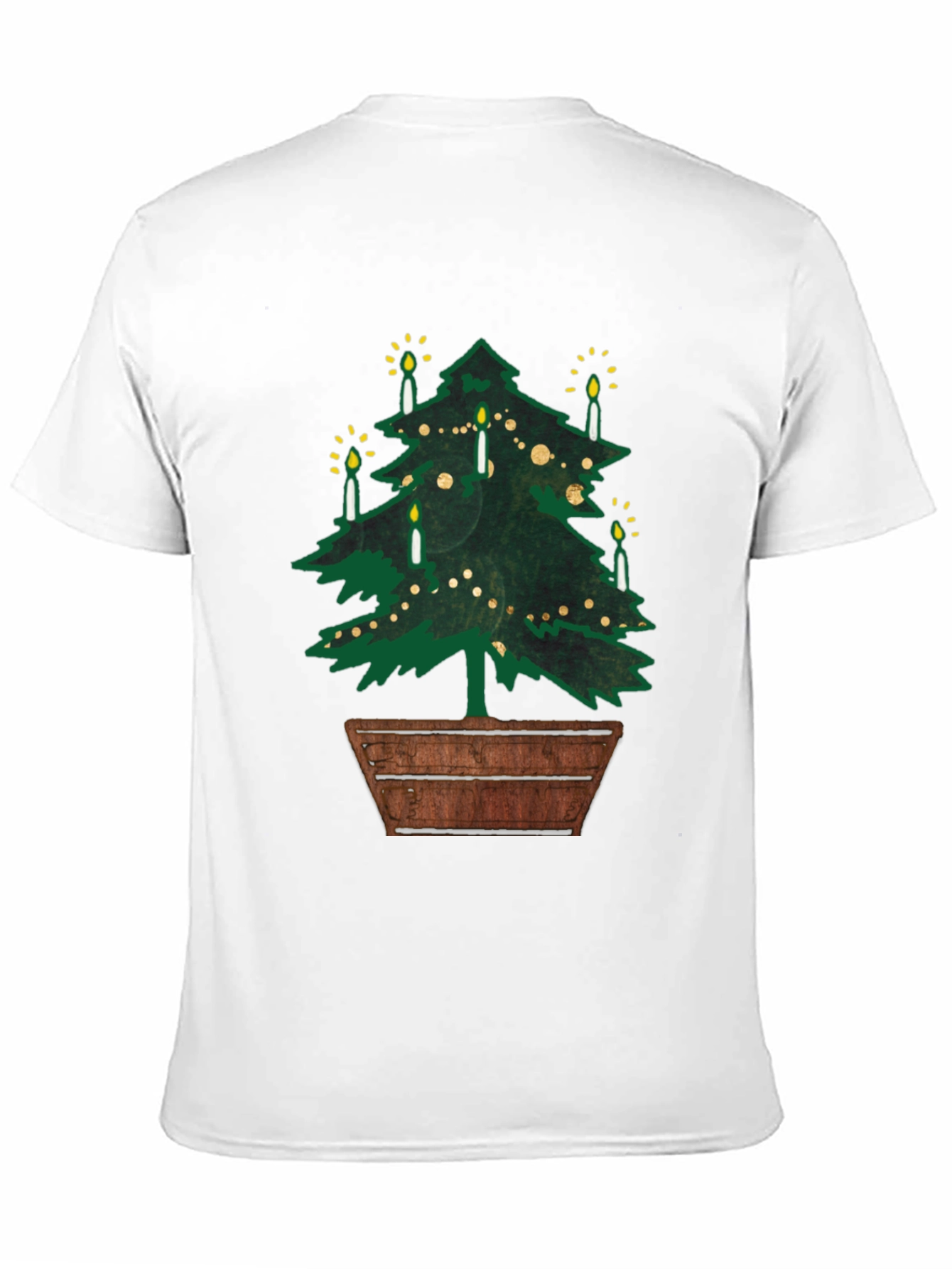 Christmas Tree T-Shirt with Candles