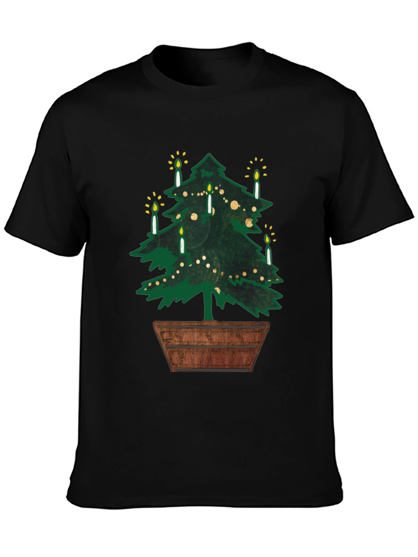 Christmas Tree T-Shirt with Candles