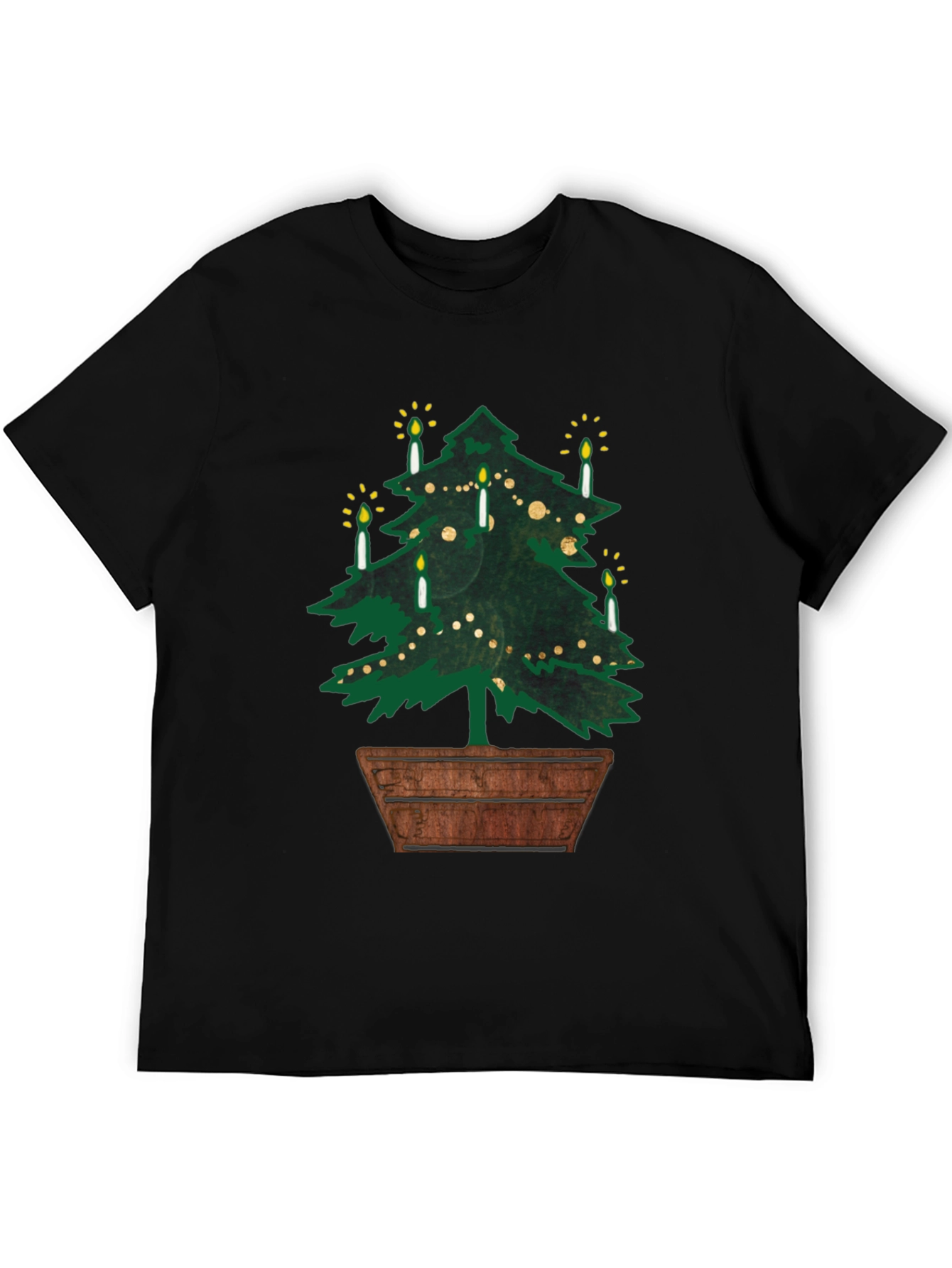 Christmas Tree T-Shirt with Candles