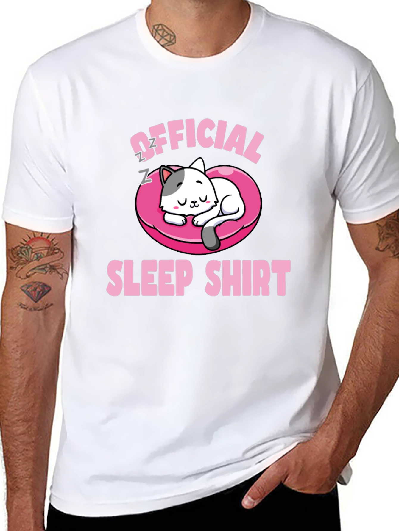 Official Sleep Shirt - Cat Lovers Tee