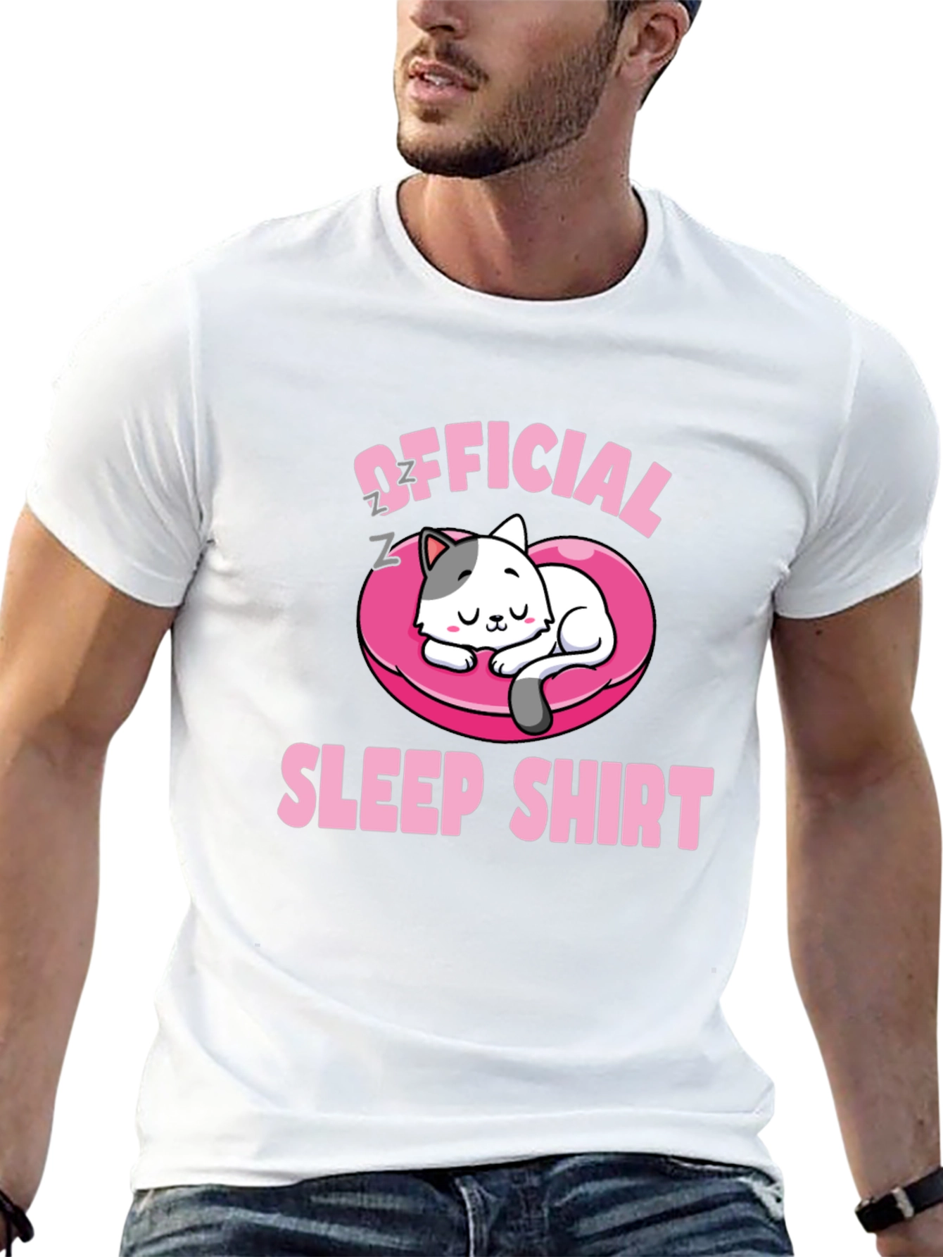 Official Sleep Shirt - Cat Lovers Tee