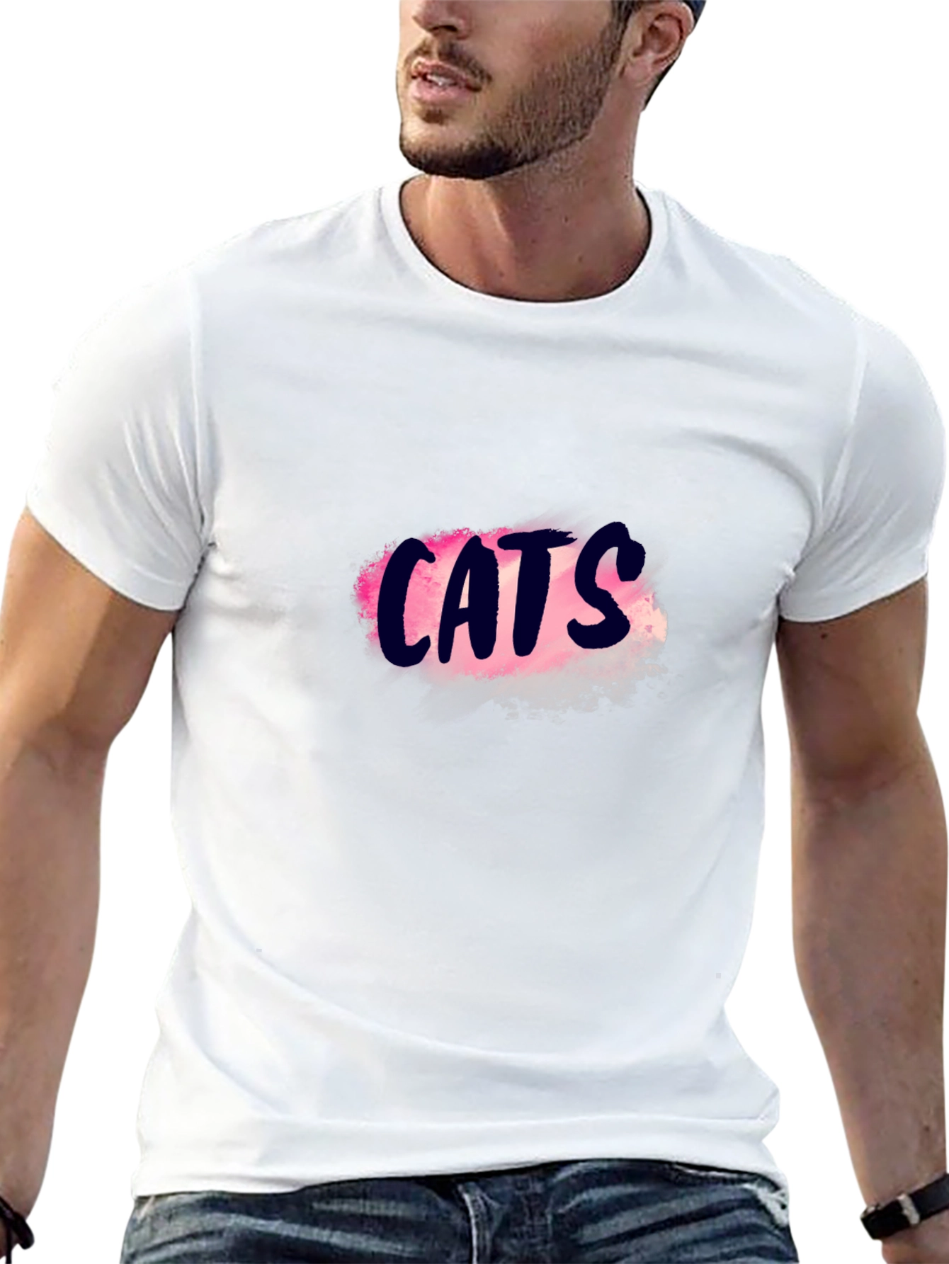 Cats Graphic T-Shirt - Soft Cotton Tee