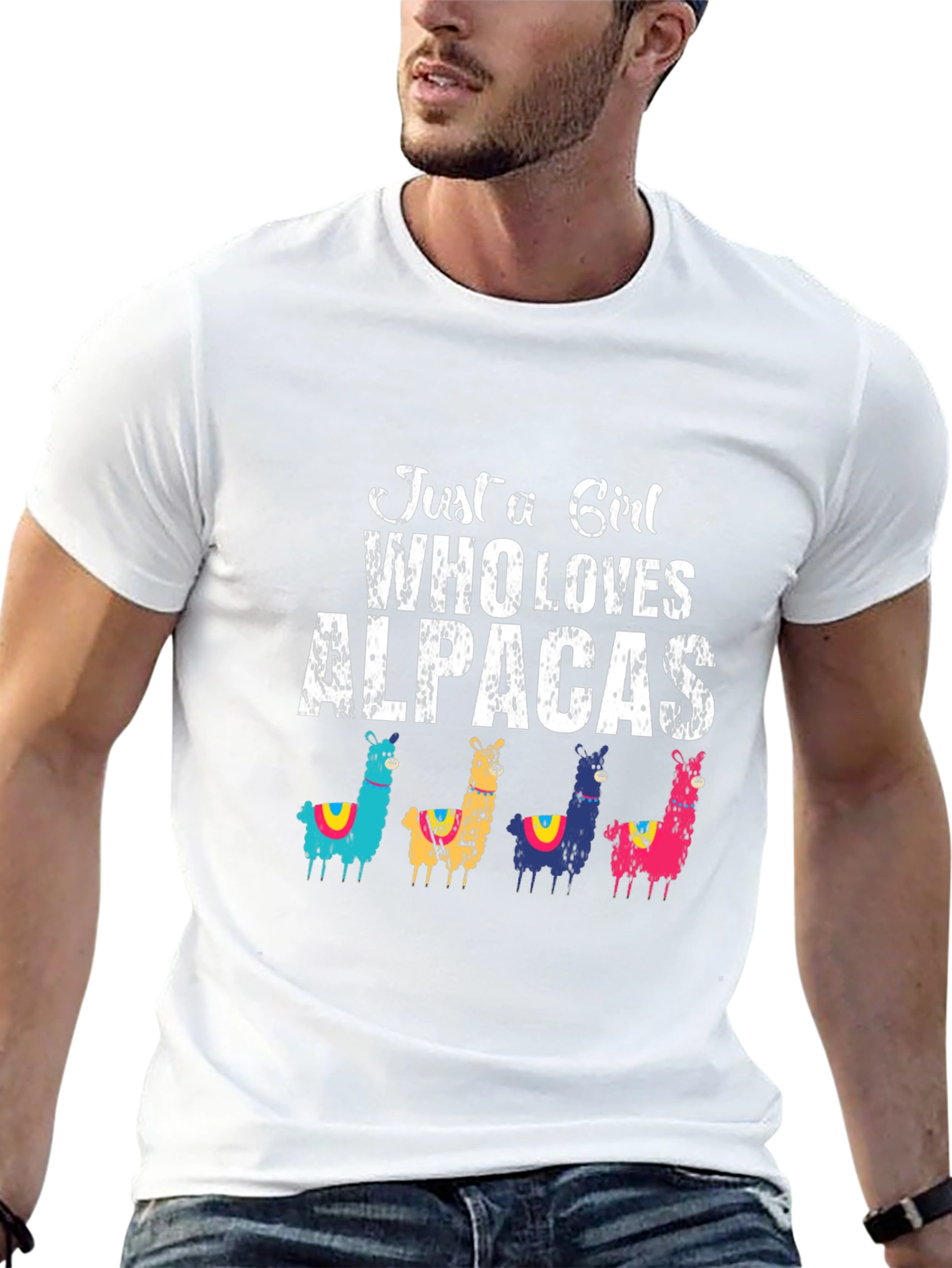 Just A Girl Who Loves Alpacas T-Shirt