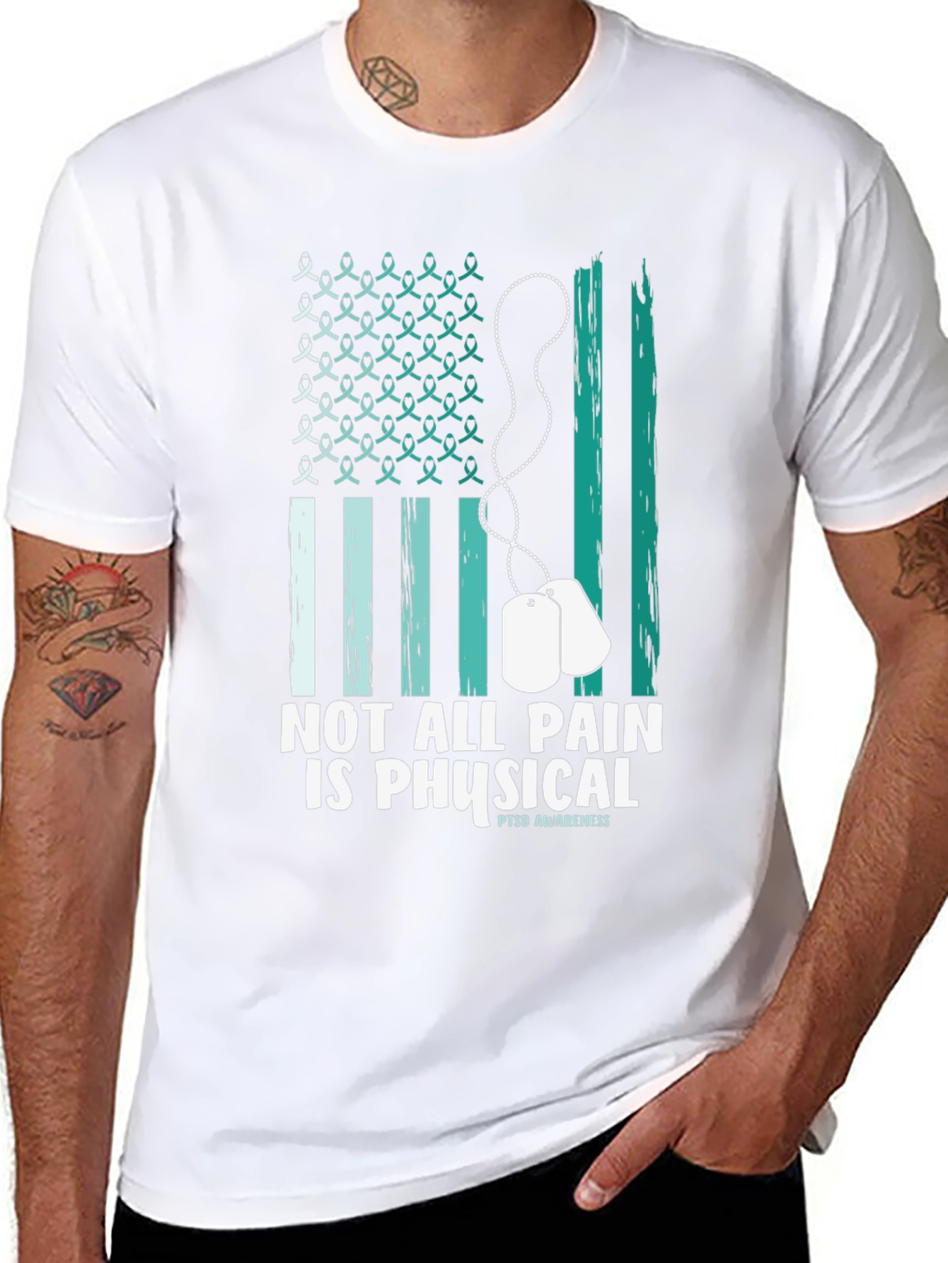 PTSD Awareness T-Shirt - Not All Pain Is Physical