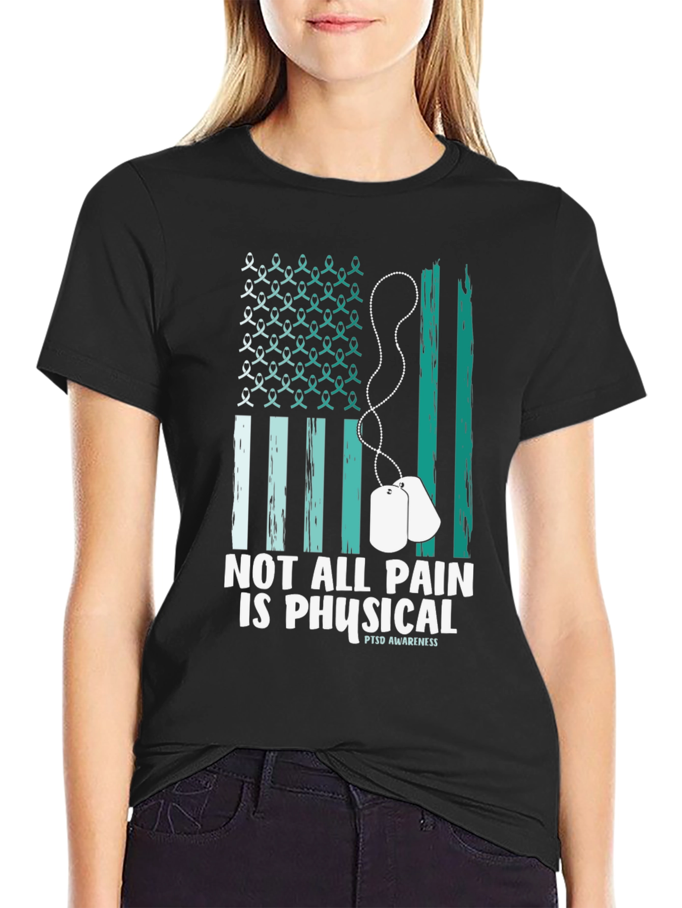 PTSD Awareness T-Shirt - Not All Pain Is Physical
