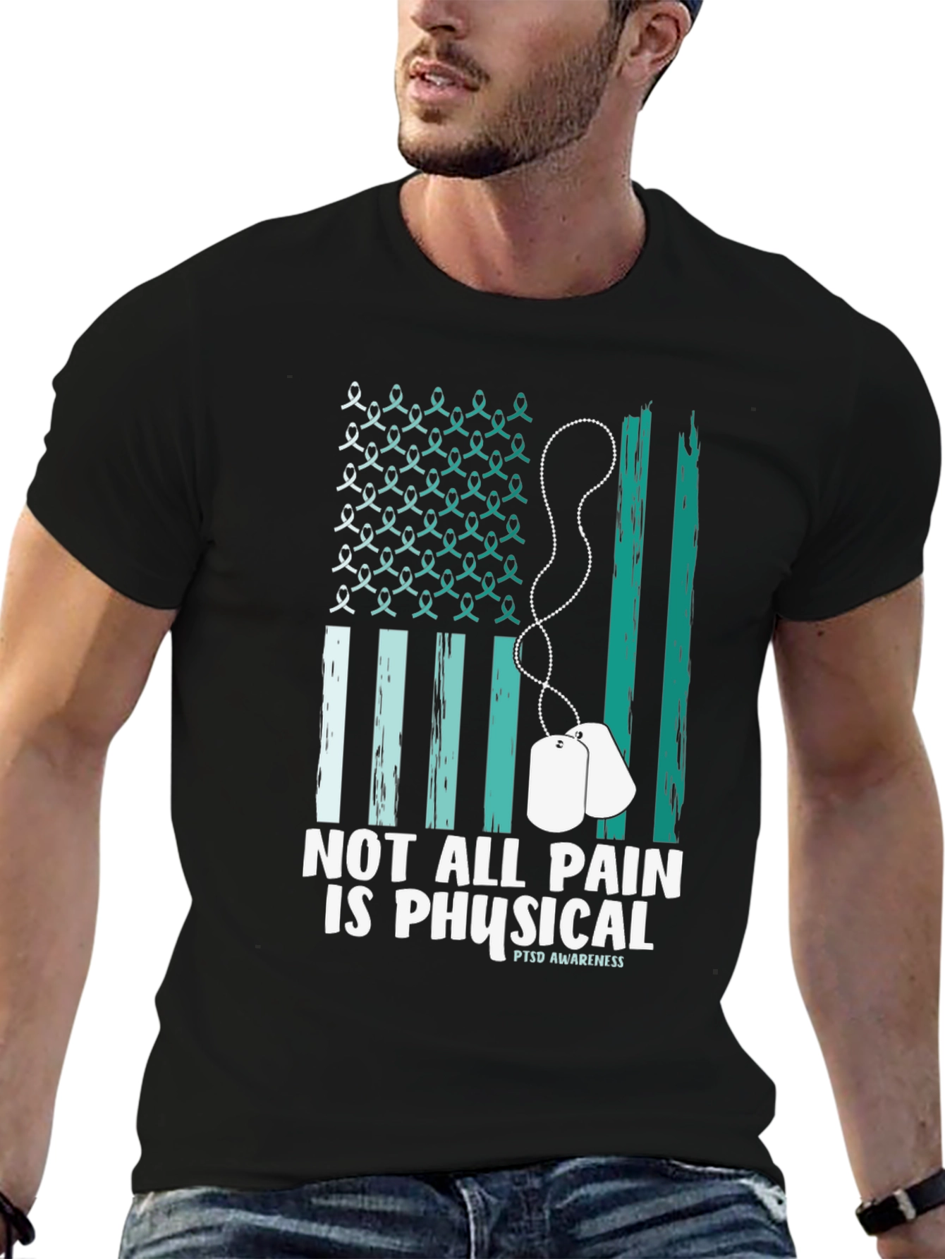 PTSD Awareness T-Shirt - Not All Pain Is Physical