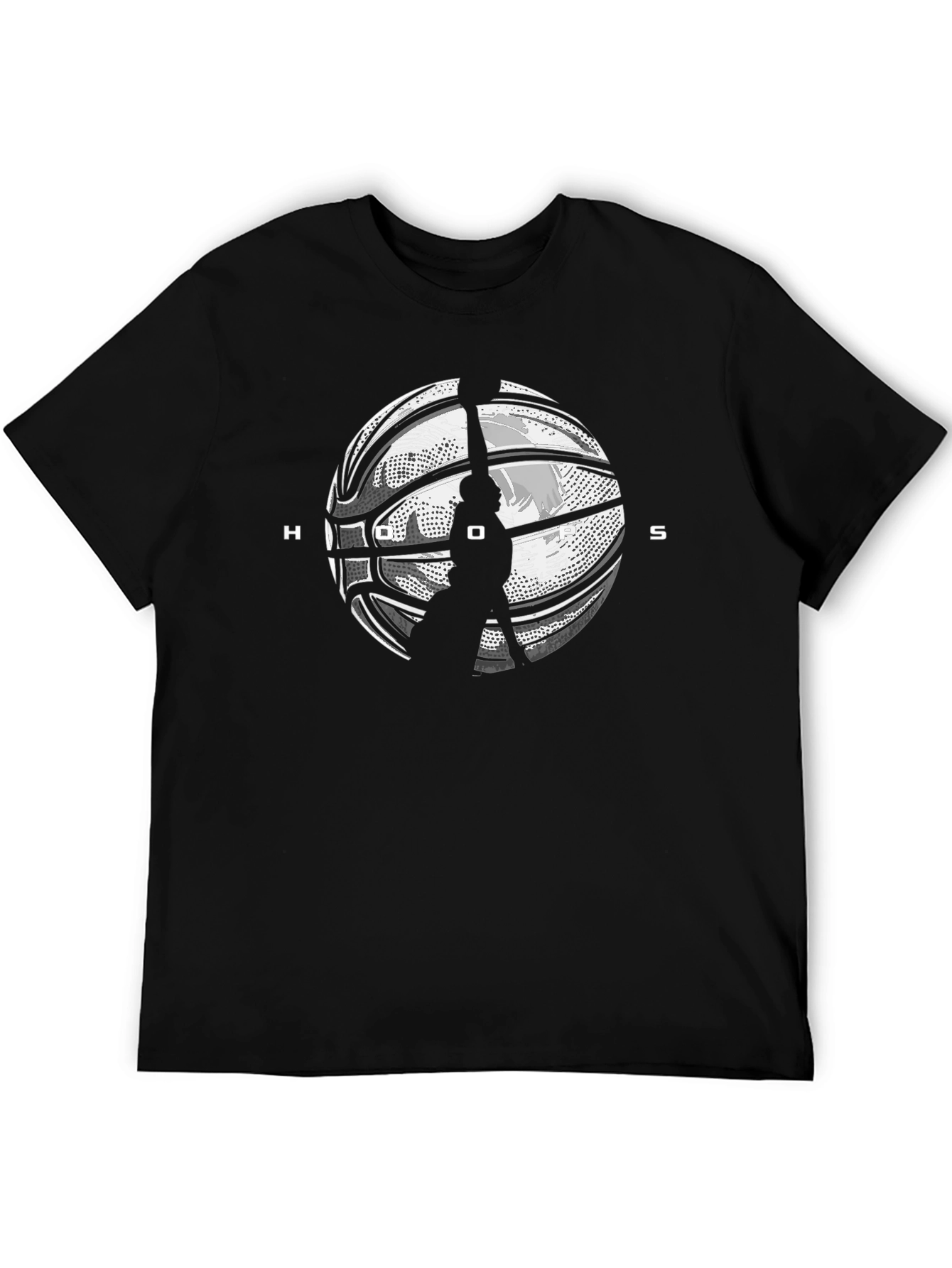 HOOS Basketball Graphic Tee - Black