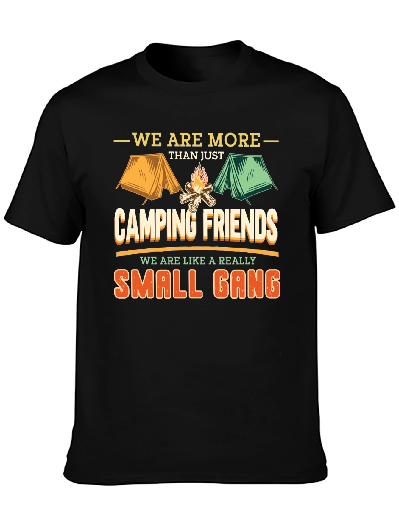 Camping Friends T-Shirt - Small Gang