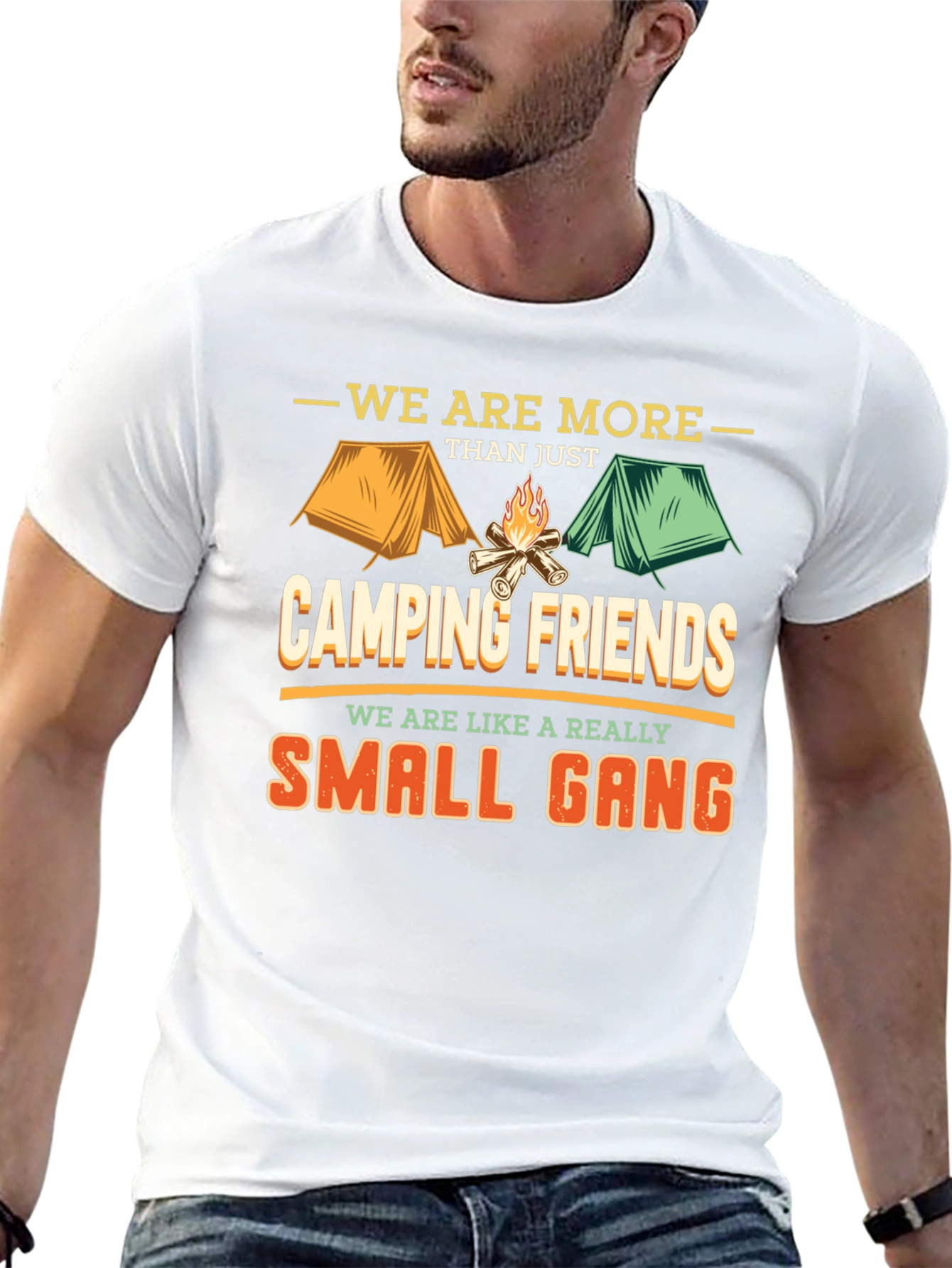 Camping Friends T-Shirt - Small Gang