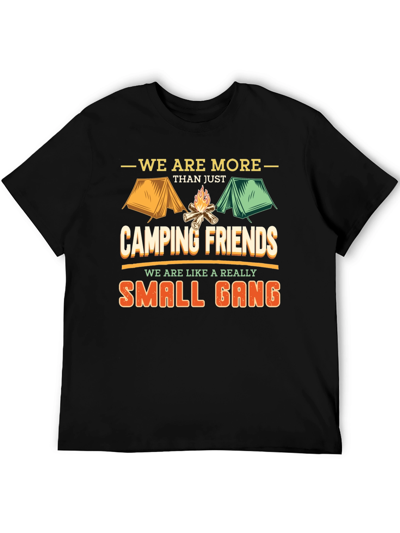 Camping Friends T-Shirt - Small Gang