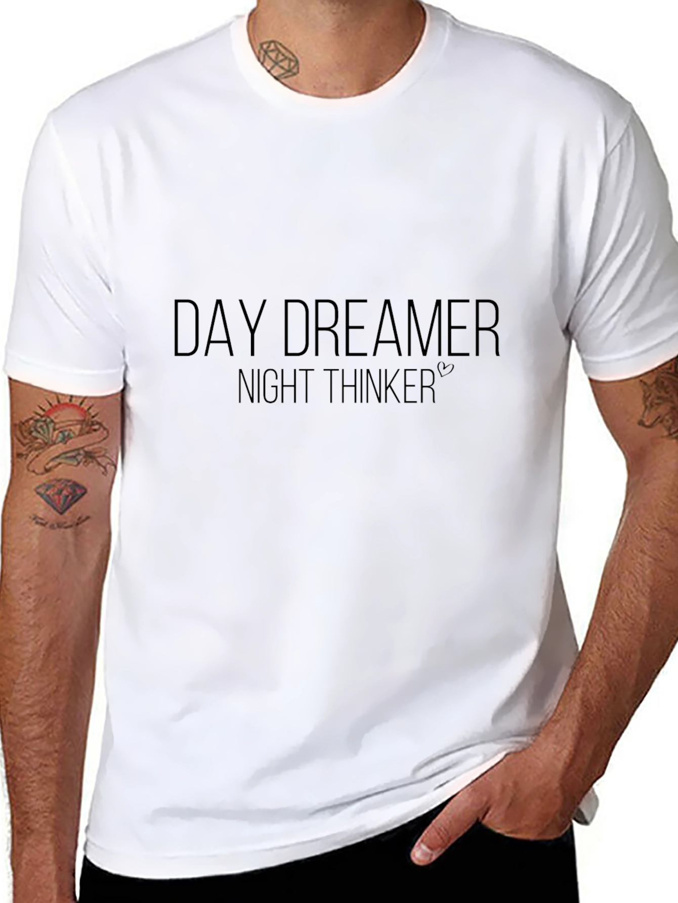 Daydreamer Night Thinker Black T-Shirt