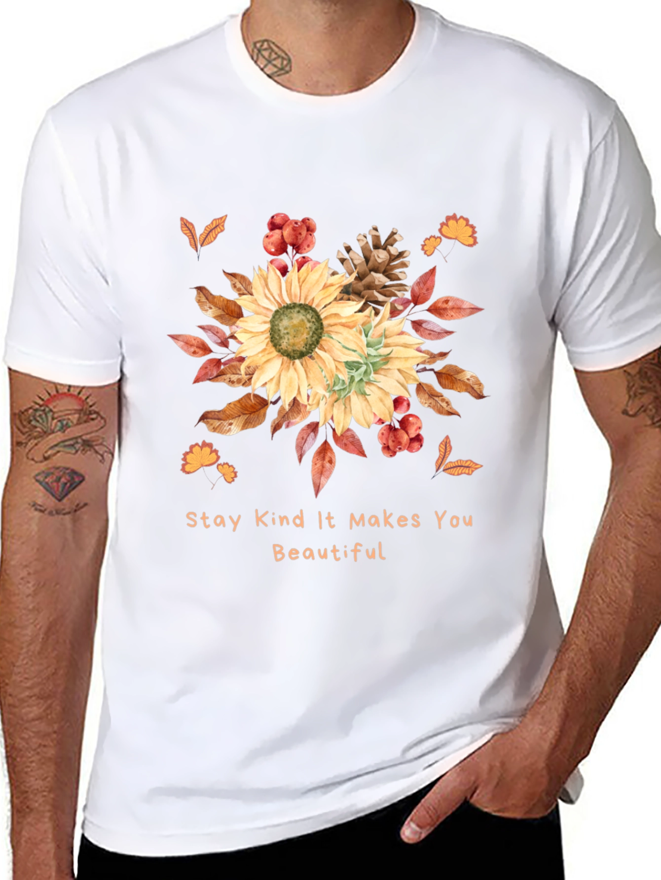 Kindness Sunflower Graphic Tee