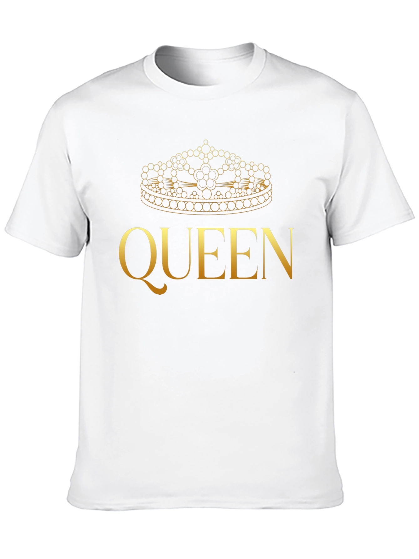 Queen Crown Graphic Tee - Black Unisex T-Shirt