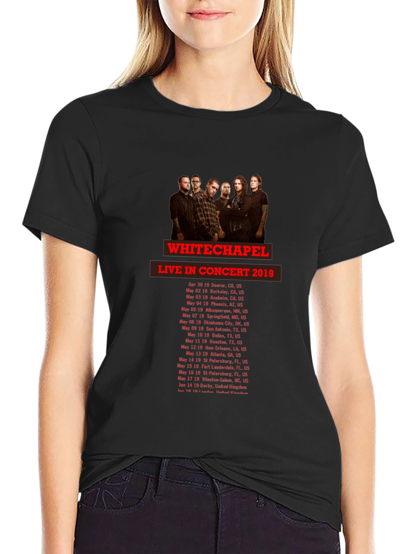 Whitechapel Concert Tour T-Shirt