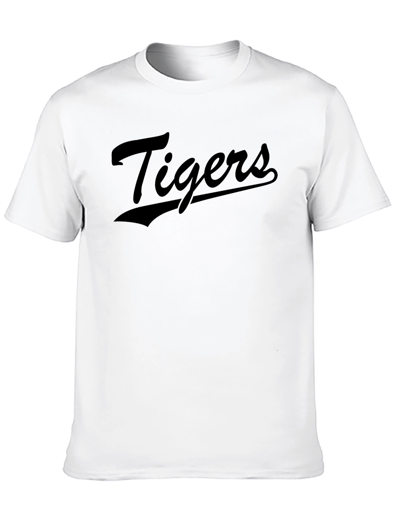 Tigers Graphic Tee - Classic Black Cotton T-Shirt