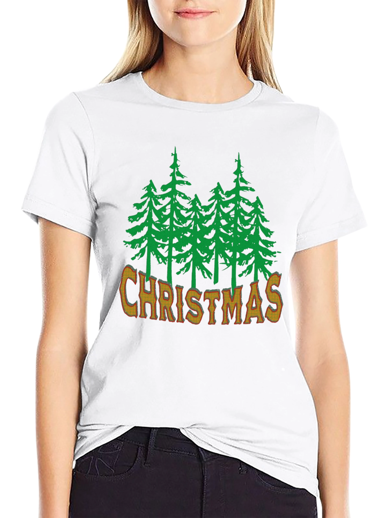 Christmas Pine Tree Graphic Tee