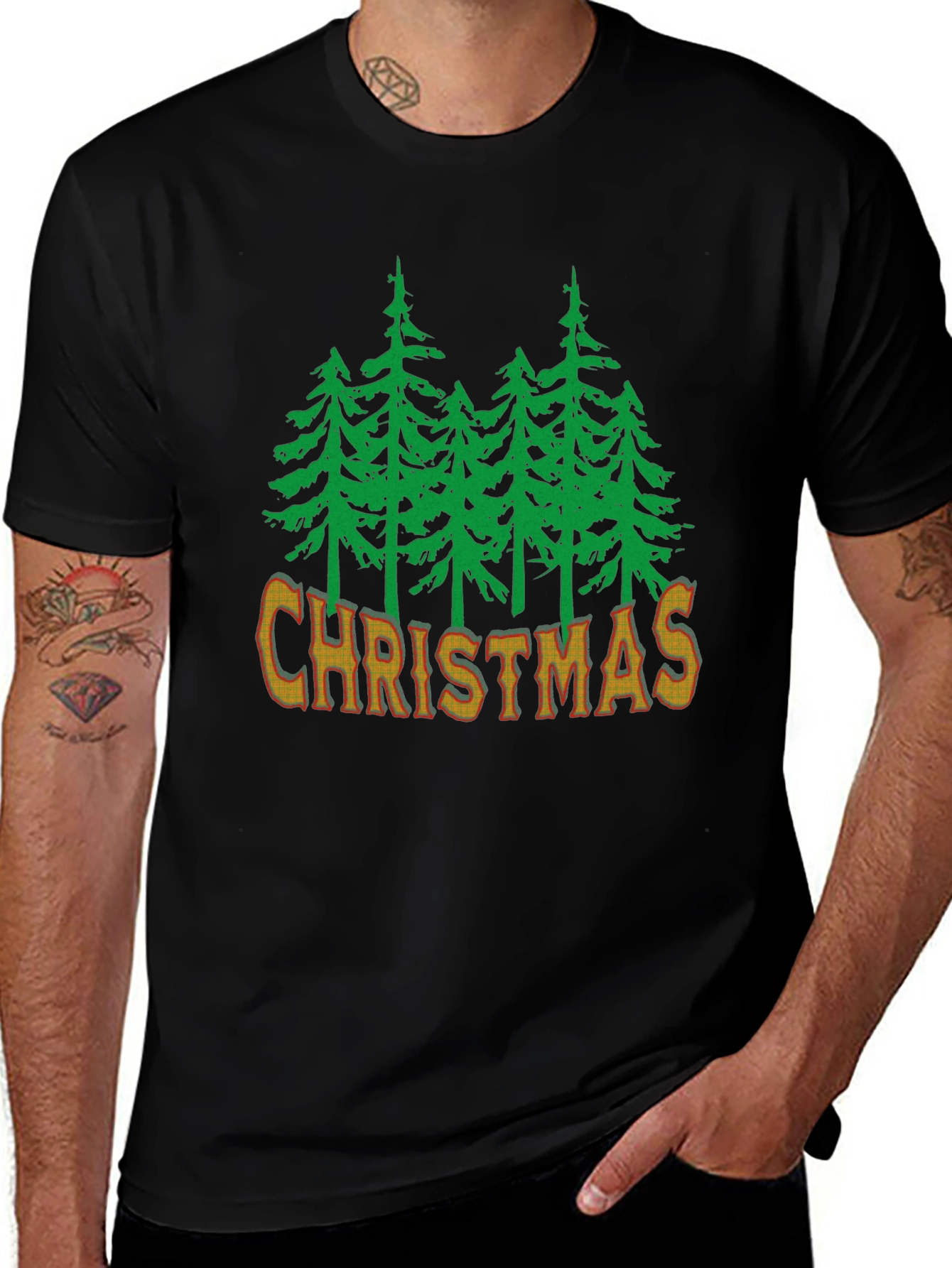 Christmas Pine Tree Graphic Tee