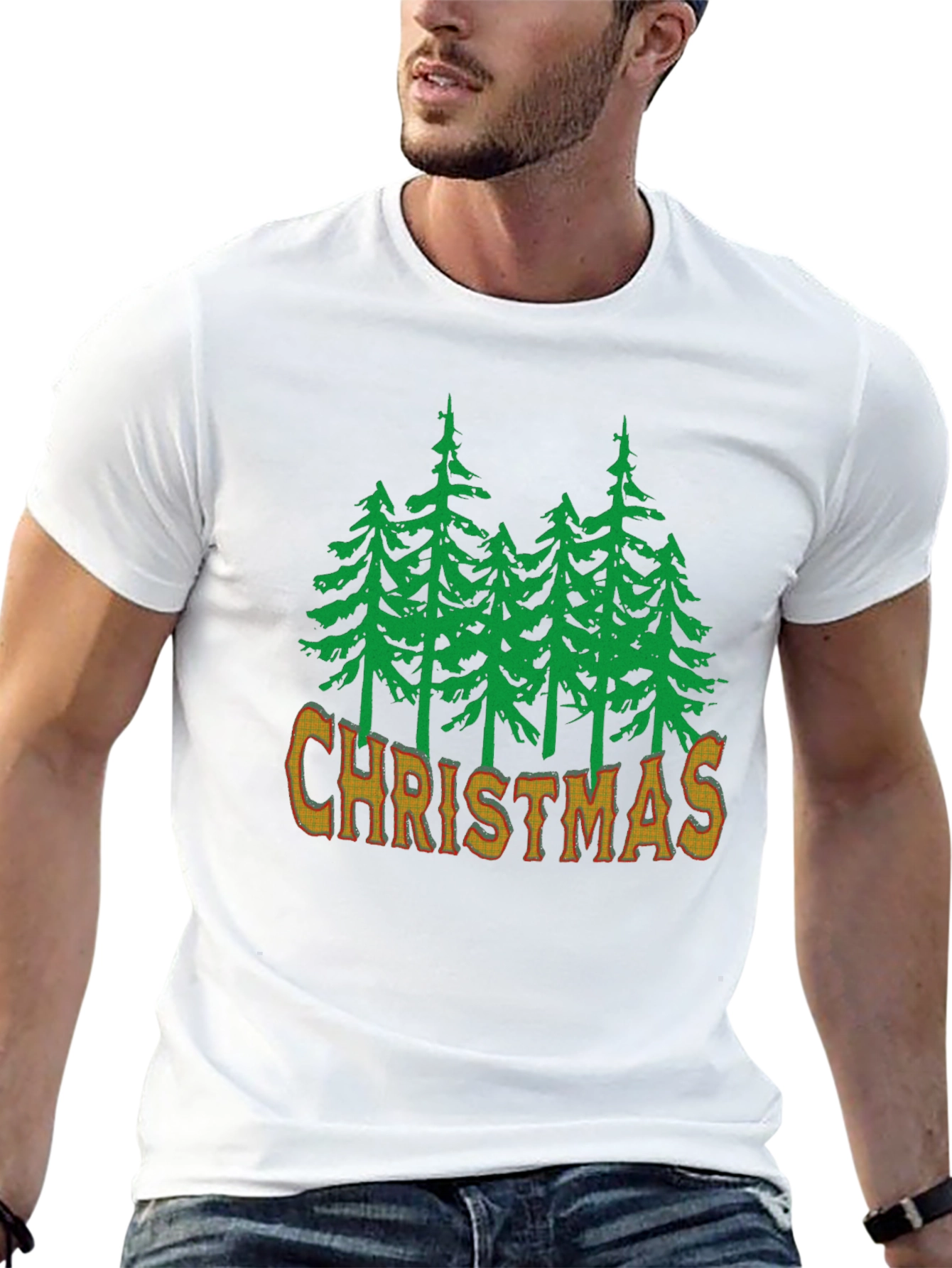 Christmas Pine Tree Graphic Tee
