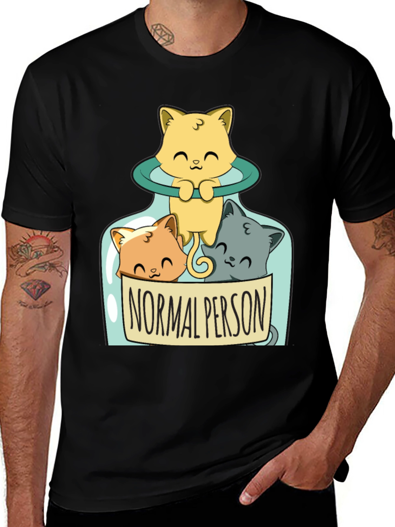 Normal Person Cat T-Shirt