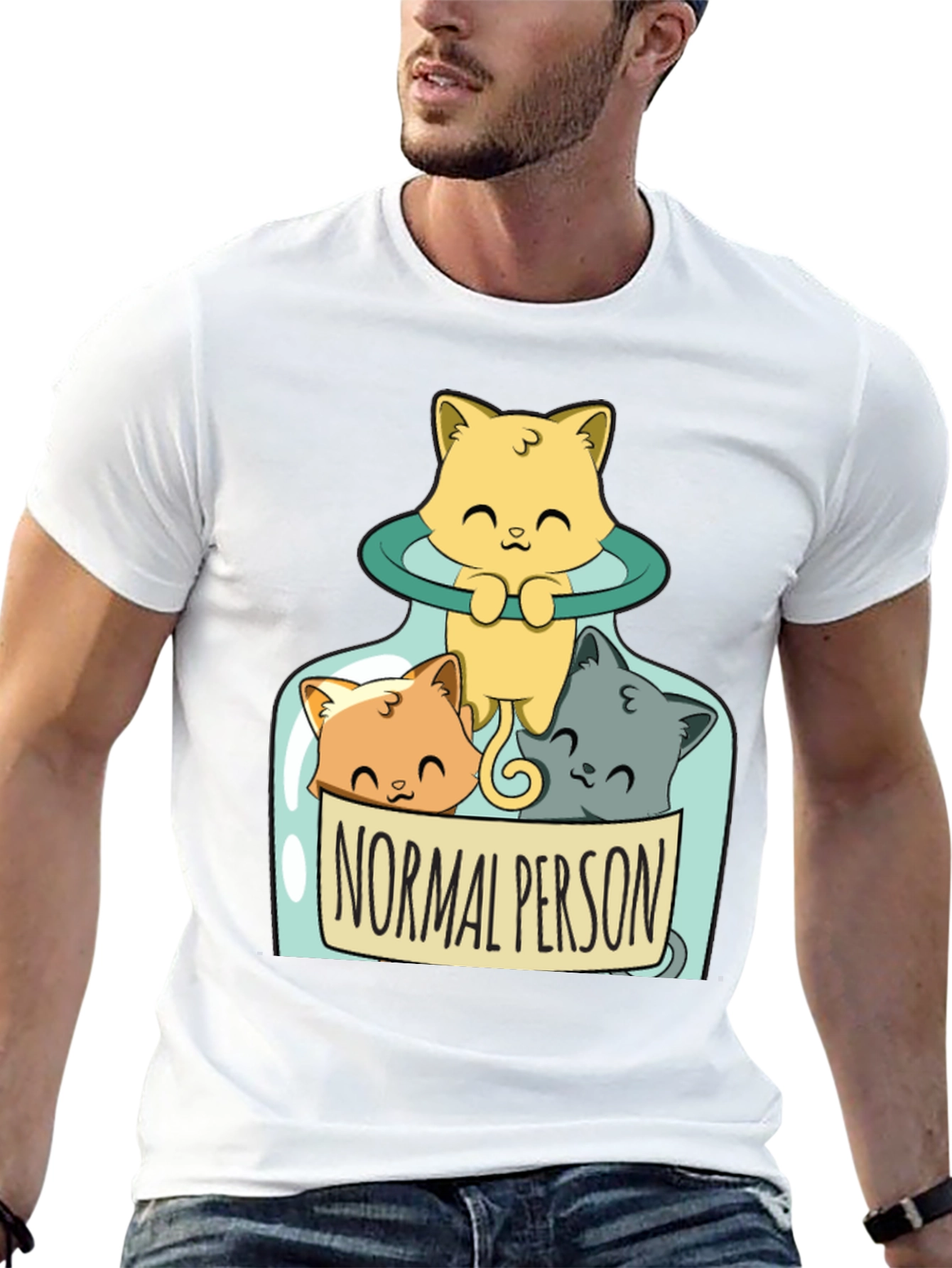 Normal Person Cat T-Shirt