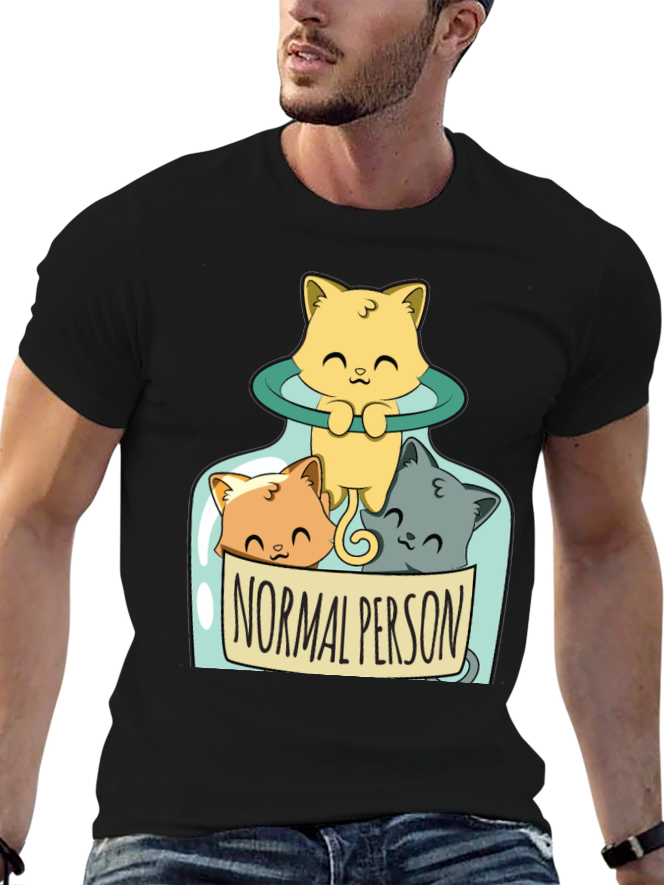 Normal Person Cat T-Shirt