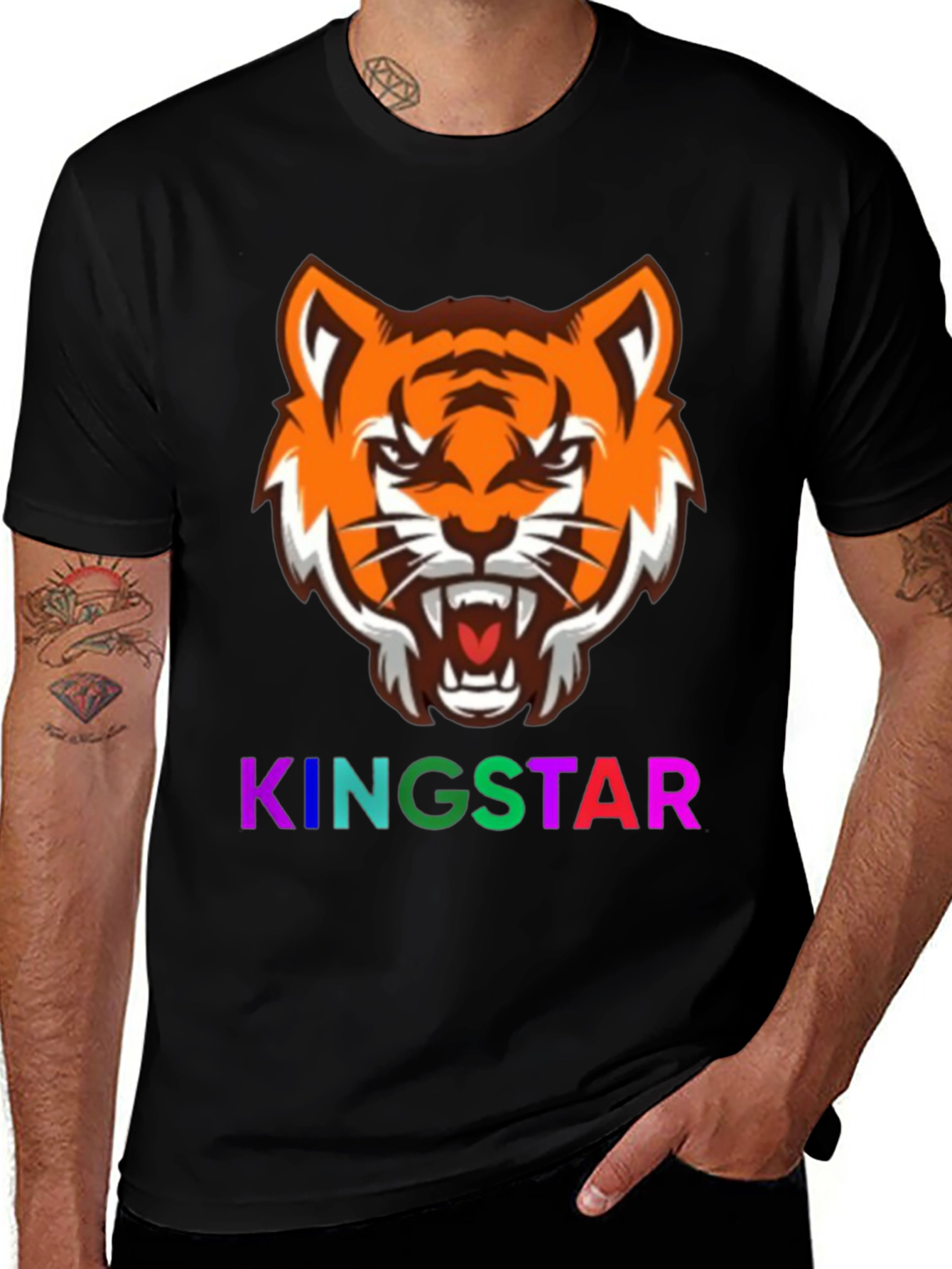 Kingstar Tiger Graphic Tee - Bold & Stylish