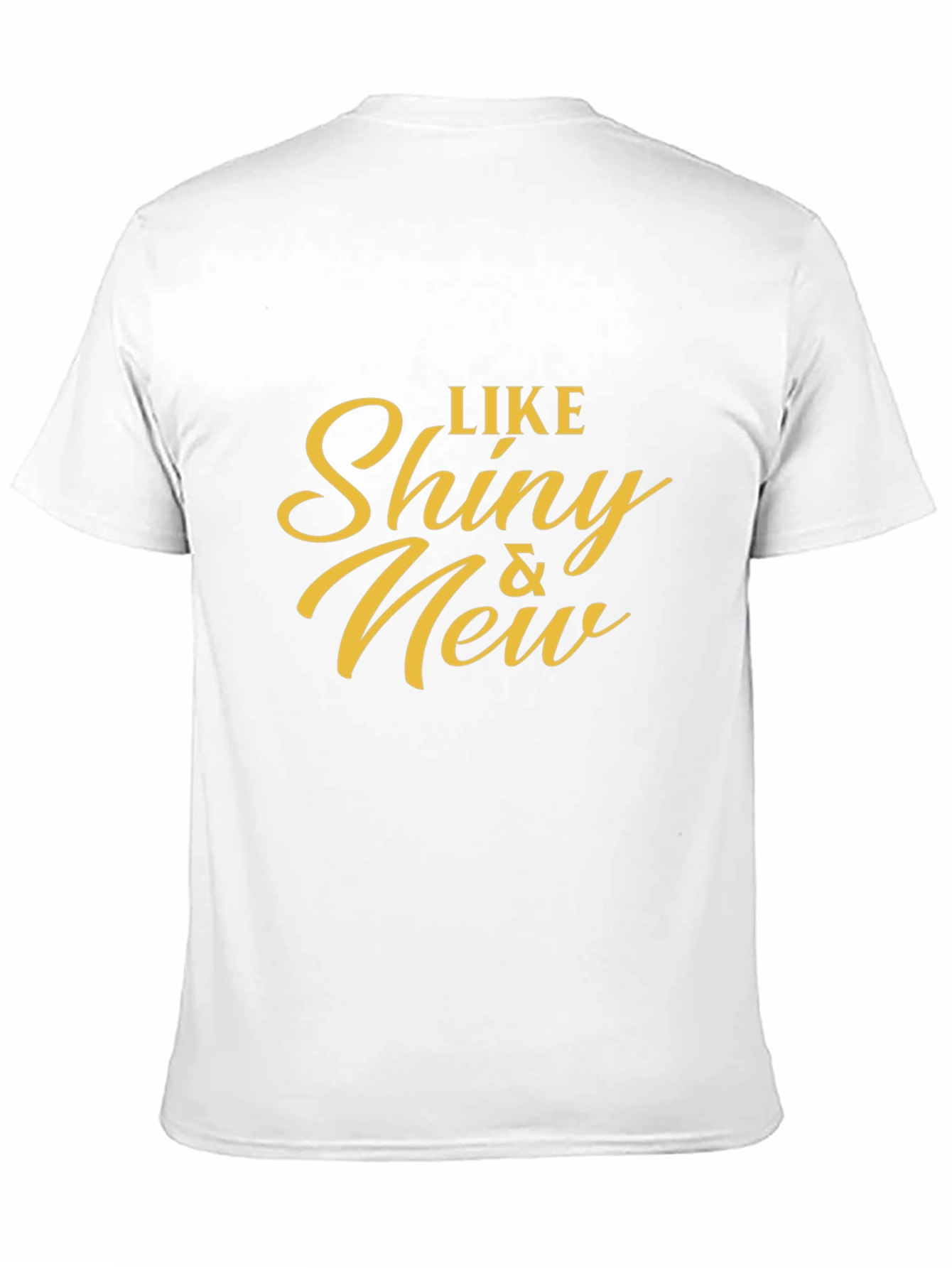 Shiny & New Graphic Tee - Soft Black Cotton