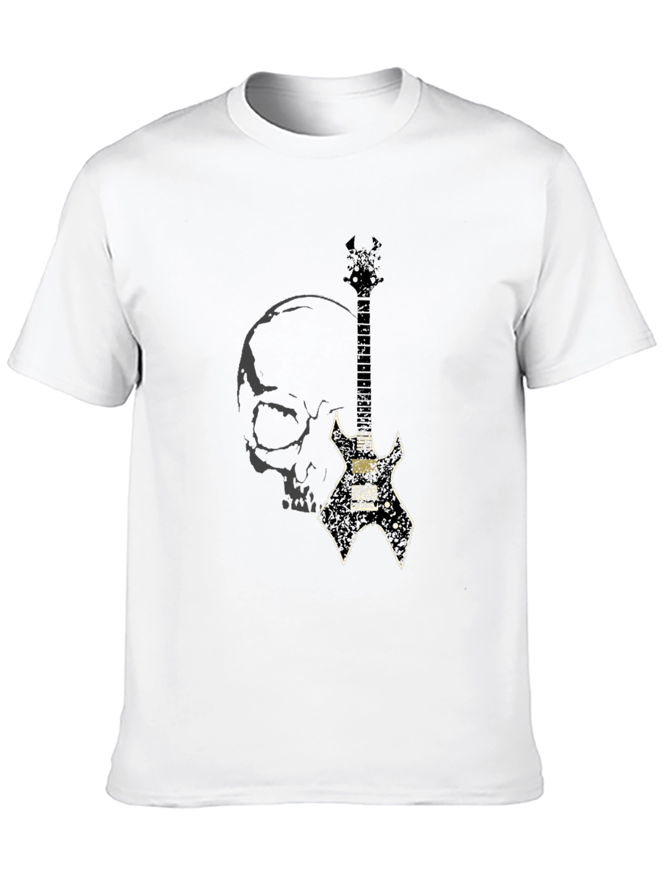 Skull Guitar Graphic Tee