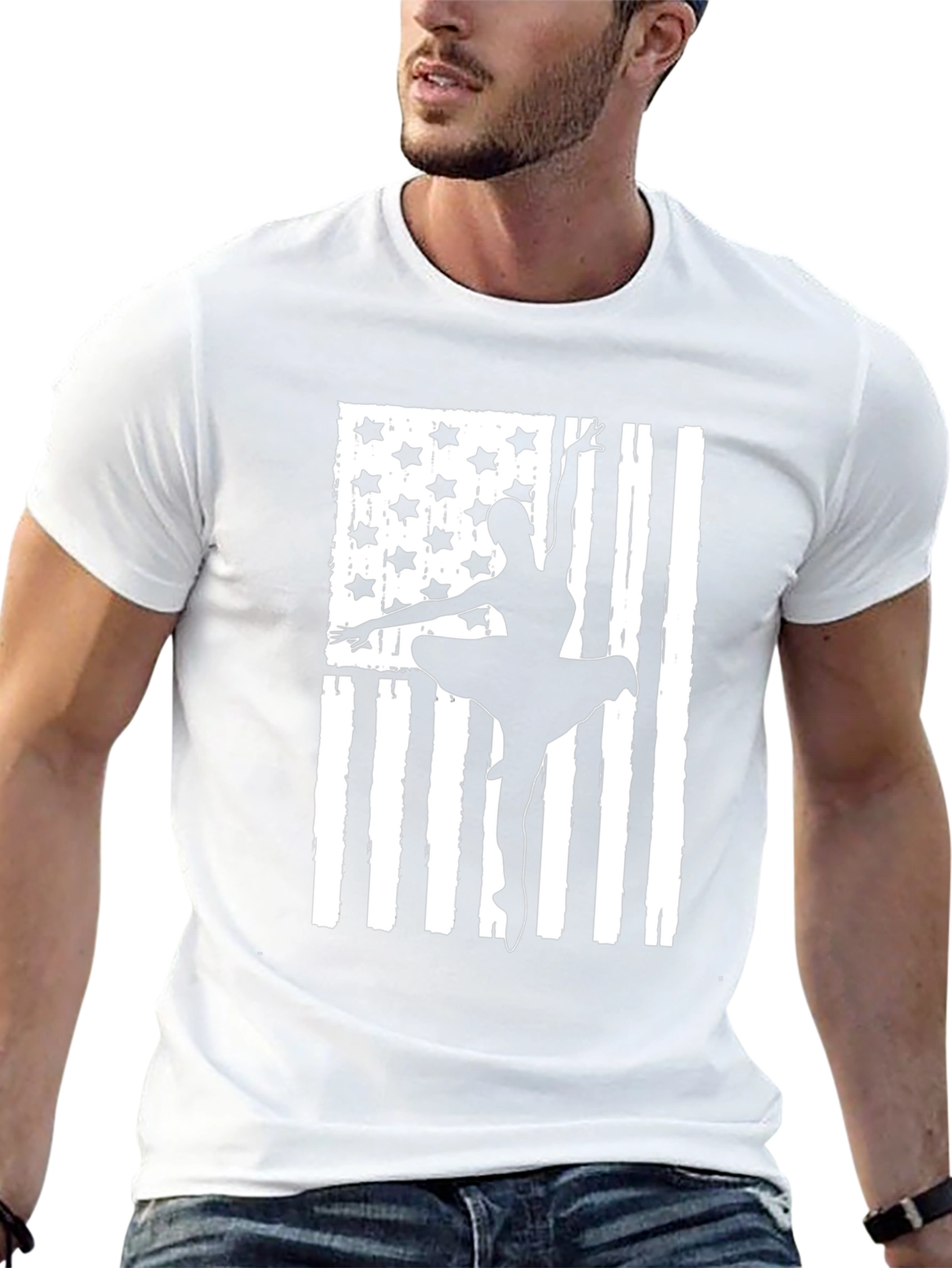 Ballet USA Flag T-Shirt - Dancer Patriotic Tee