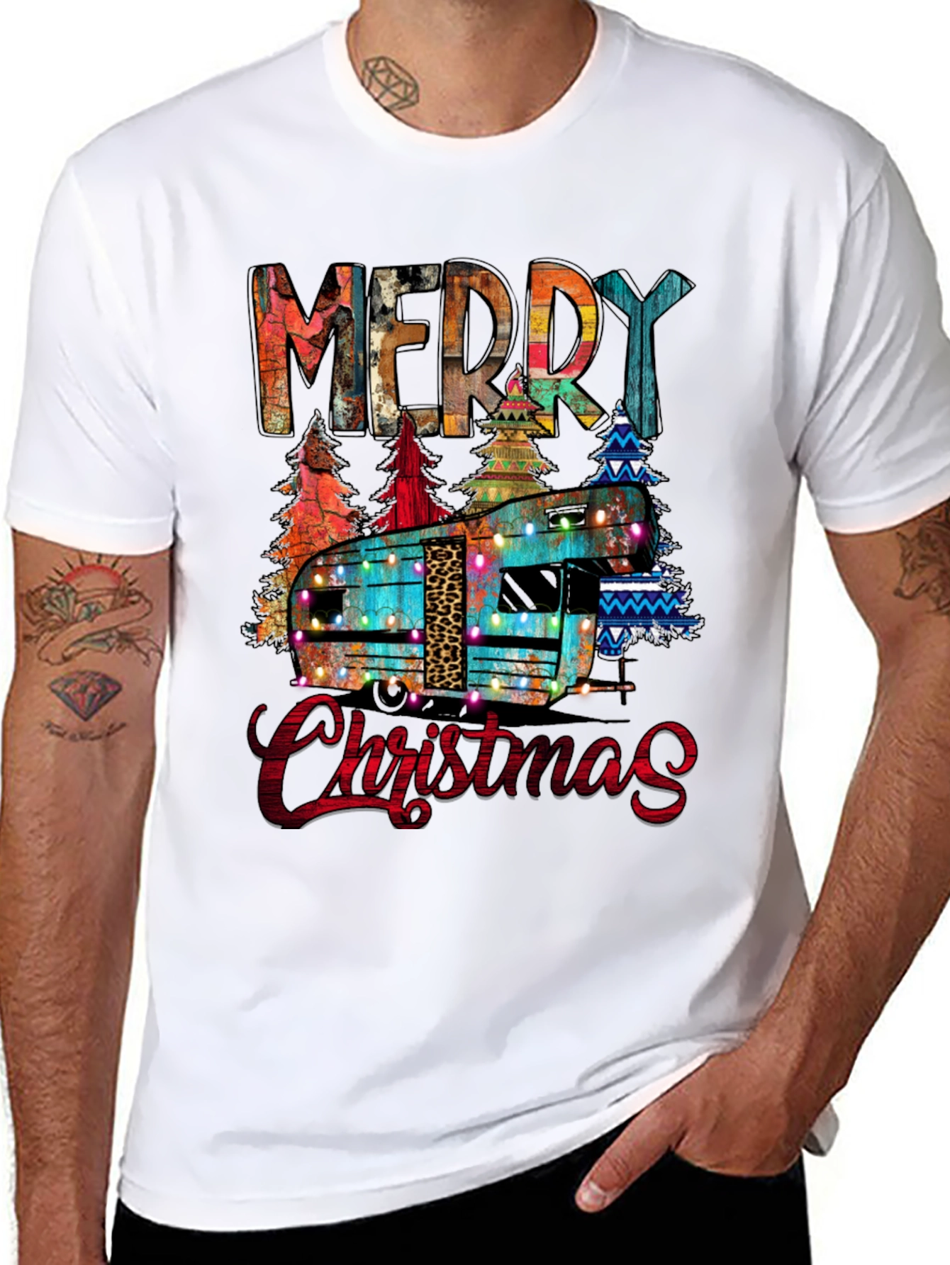 Merry Christmas RV Camper Holiday T-Shirt