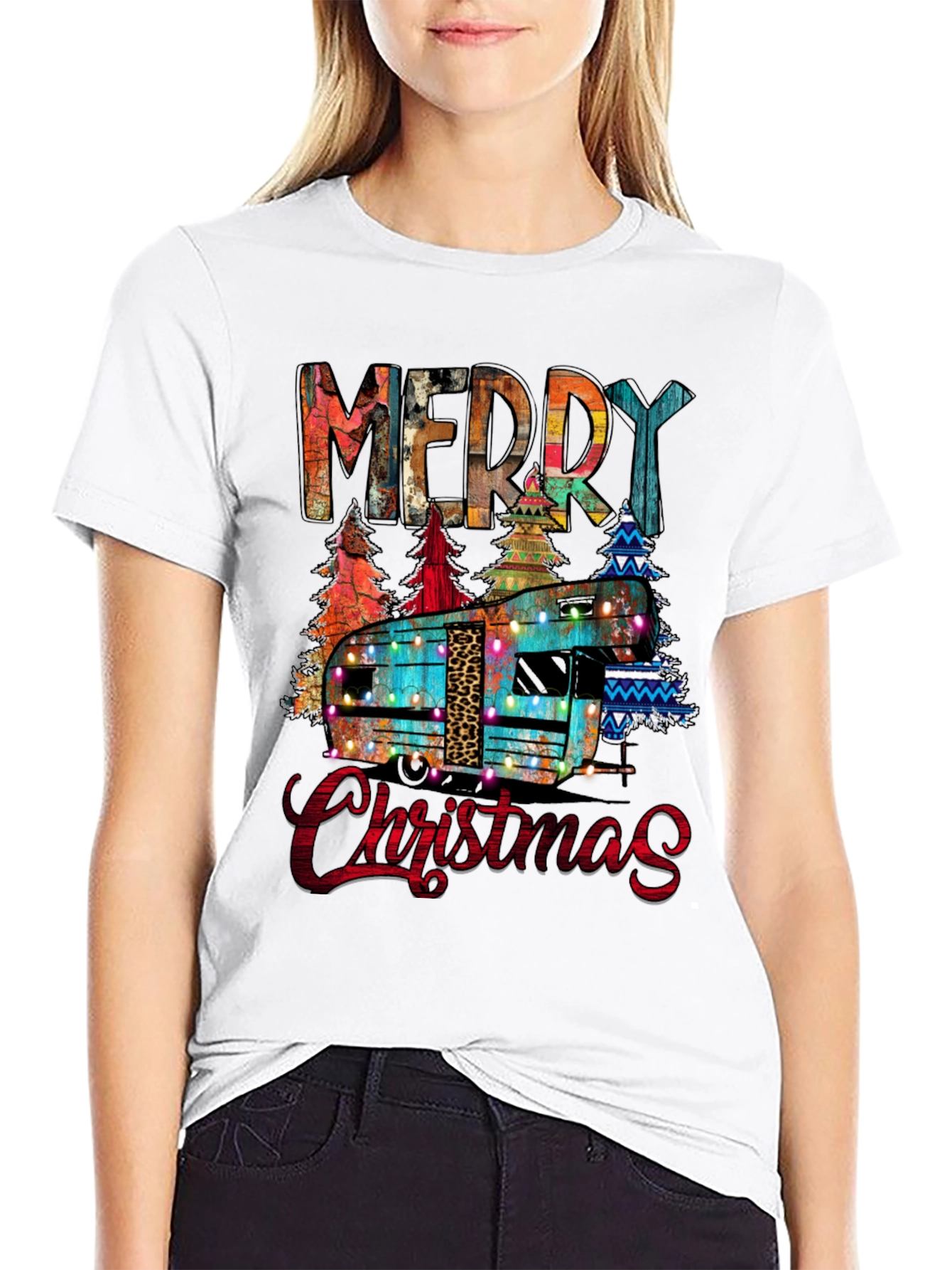 Merry Christmas RV Camper Holiday T-Shirt