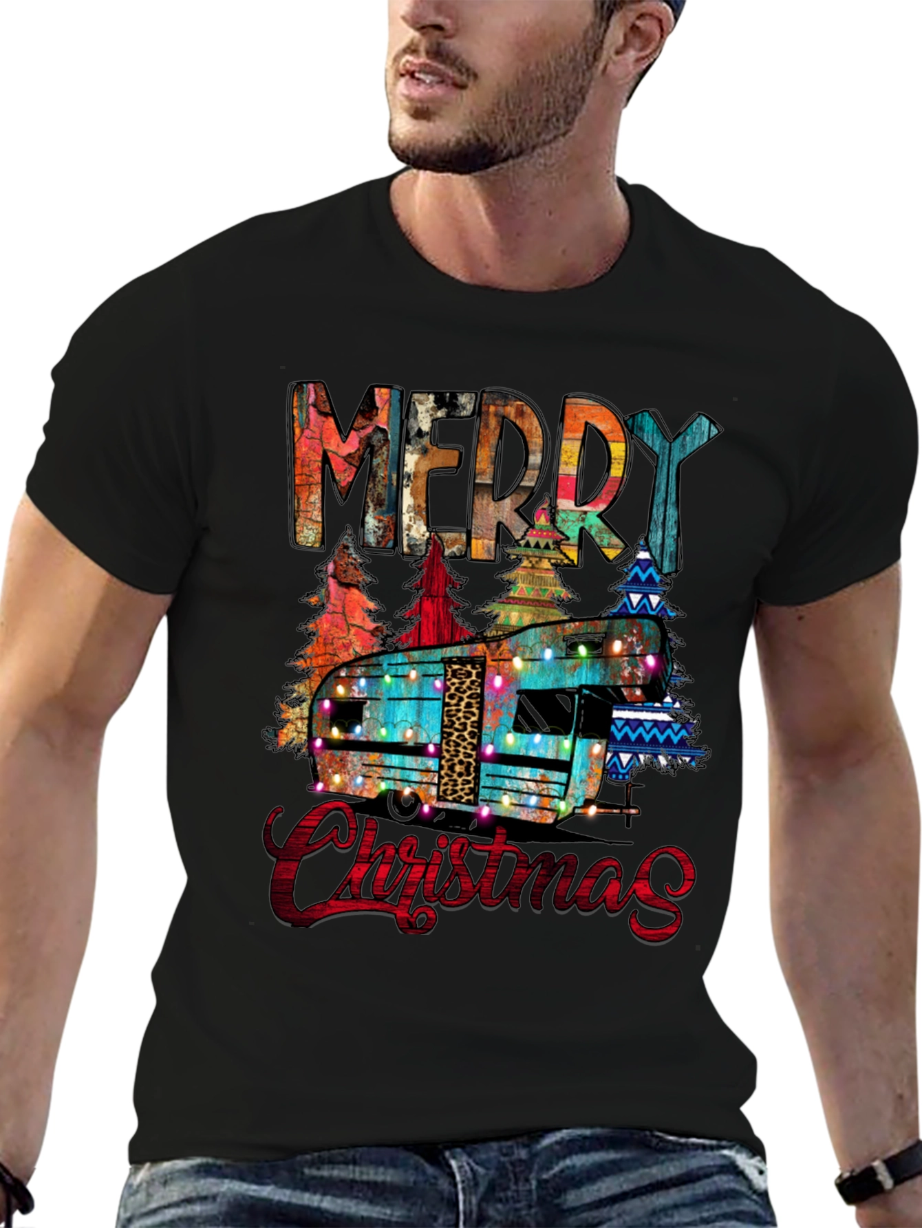 Merry Christmas RV Camper Holiday T-Shirt