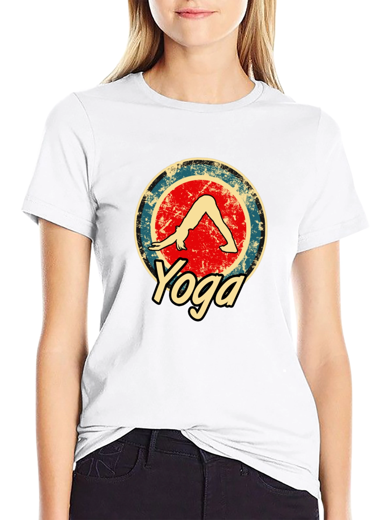 Yoga Pose Graphic T-Shirt