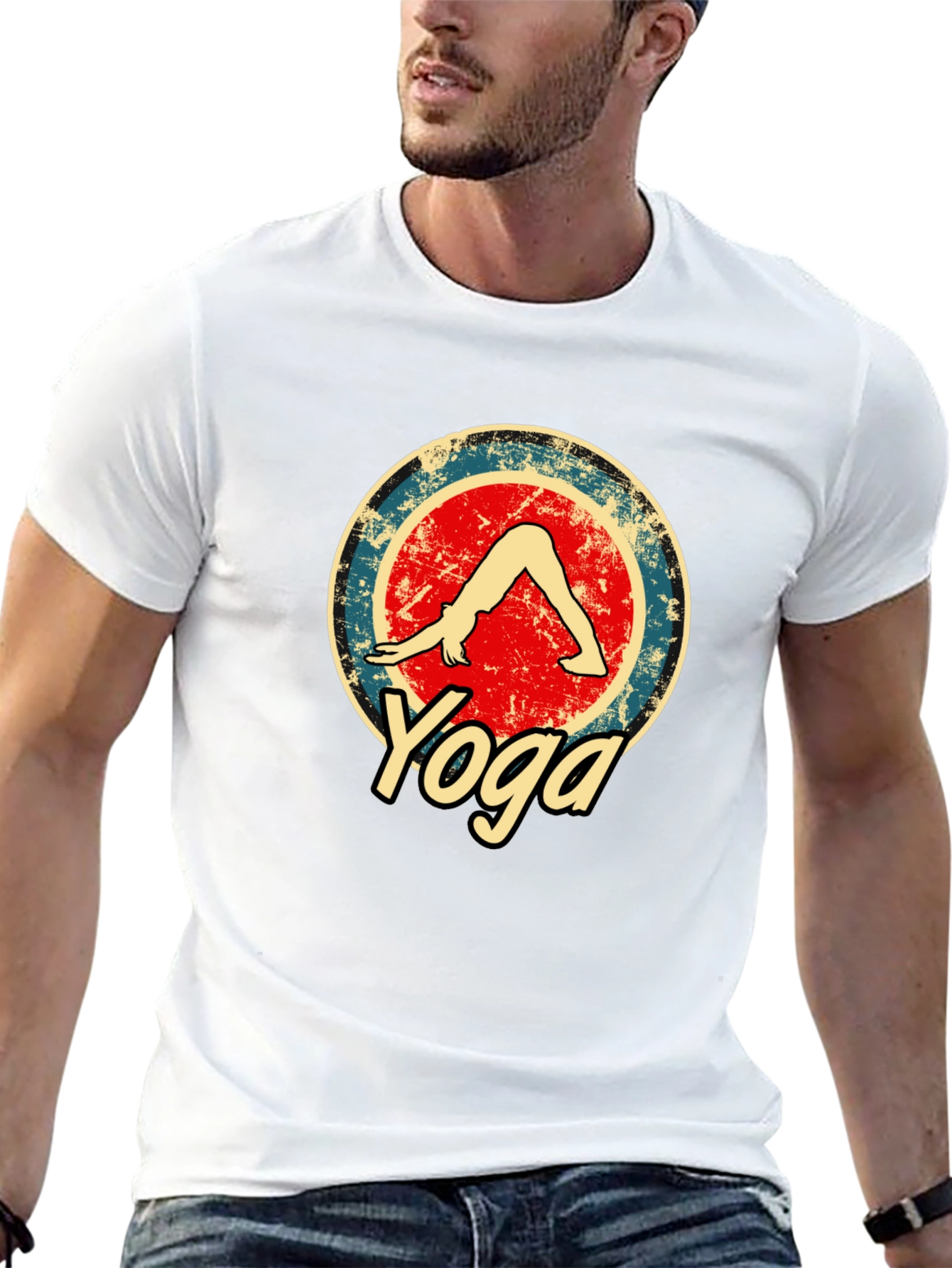 Yoga Pose Graphic T-Shirt