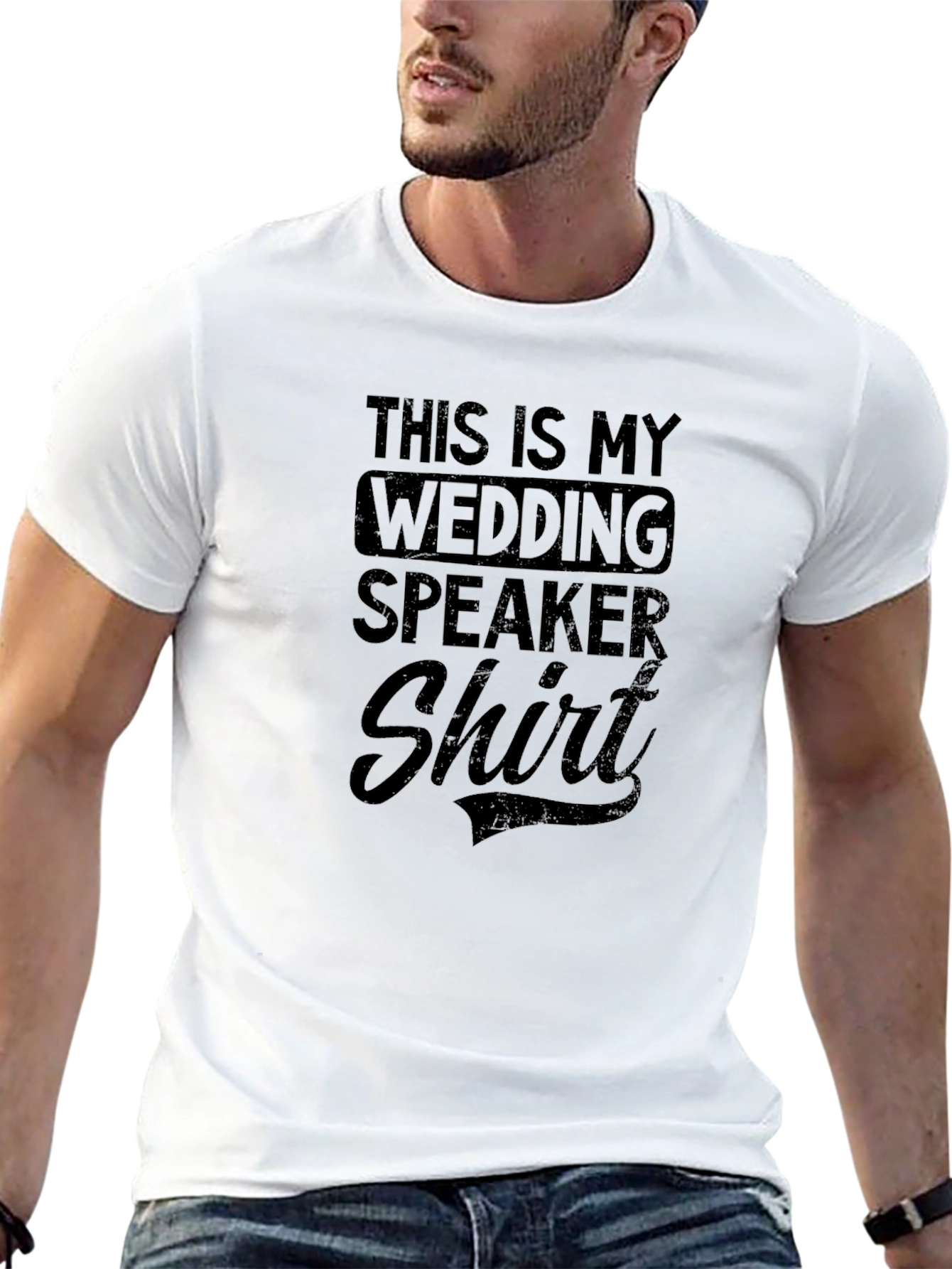 Wedding Speaker T-Shirt - Funny Wedding Party Tee