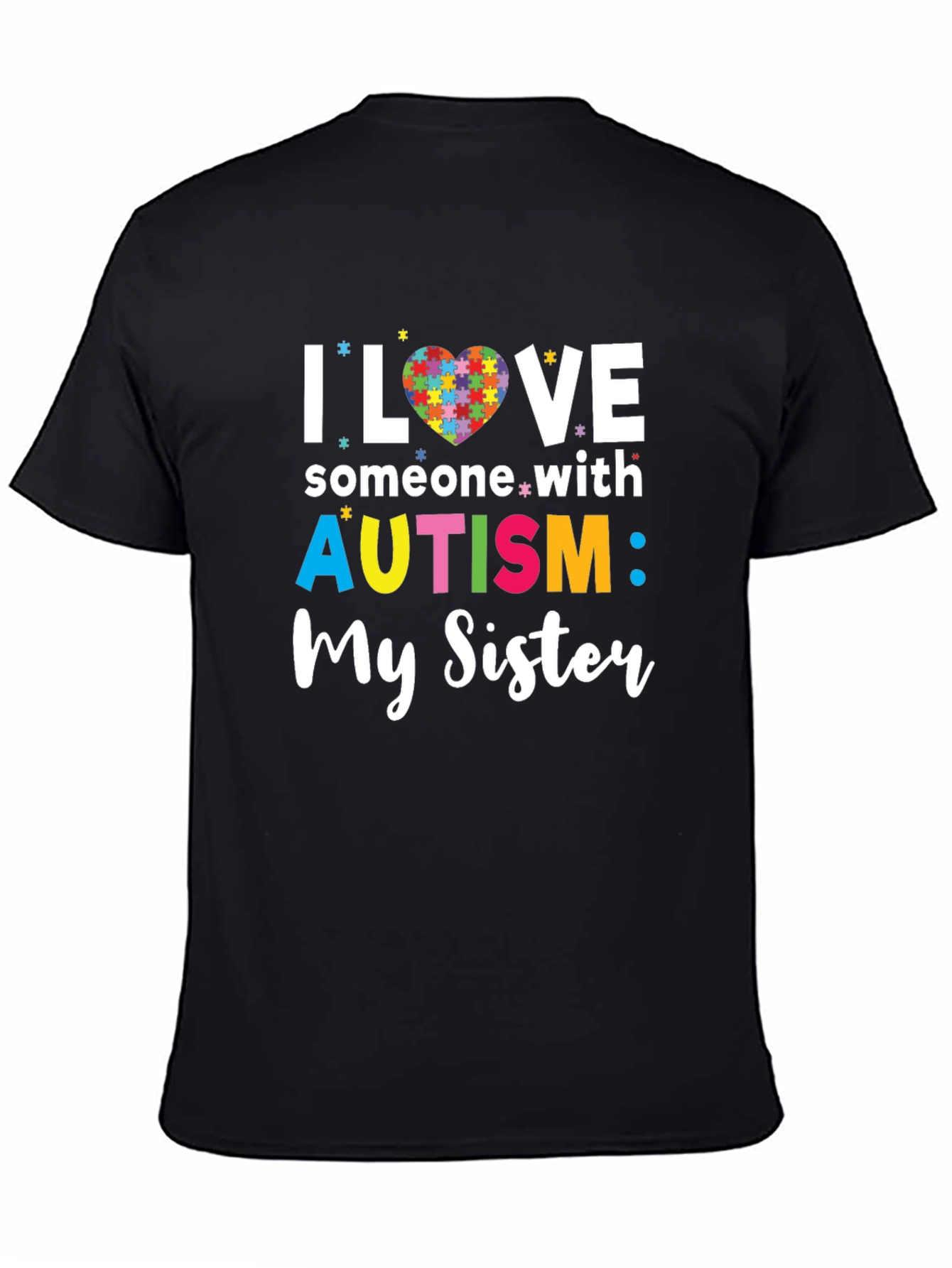 Autism Awareness I Love My Sister T-Shirt