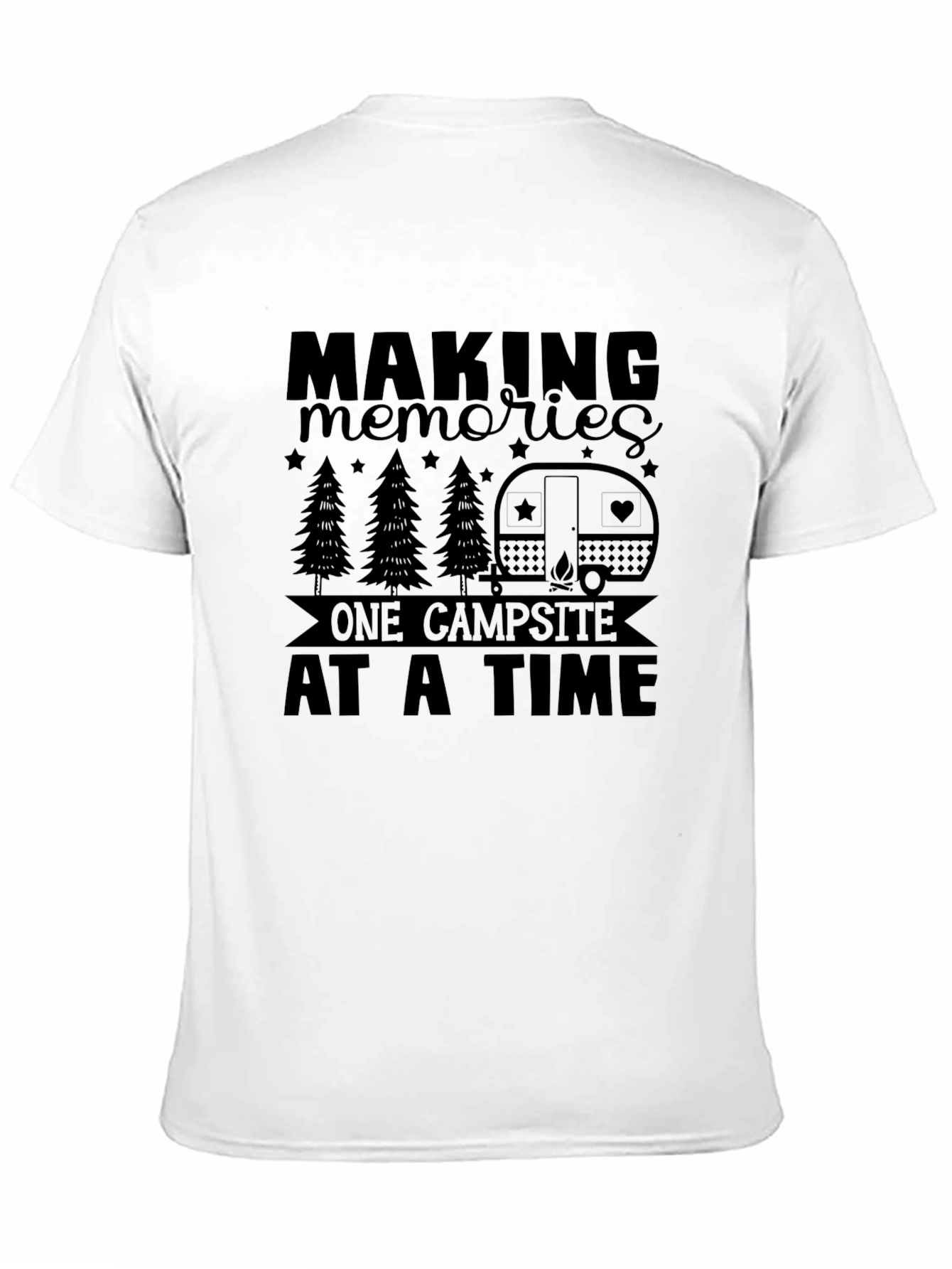 Camping Memories Black Graphic Tee