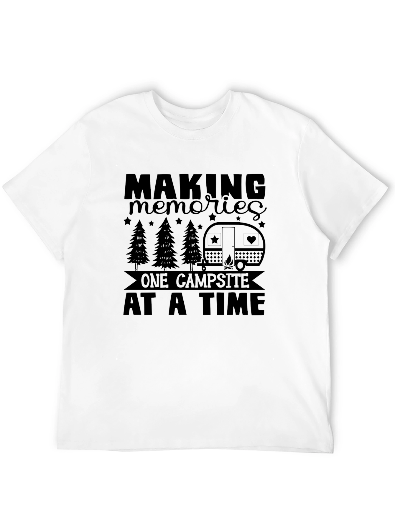 Camping Memories Black Graphic Tee