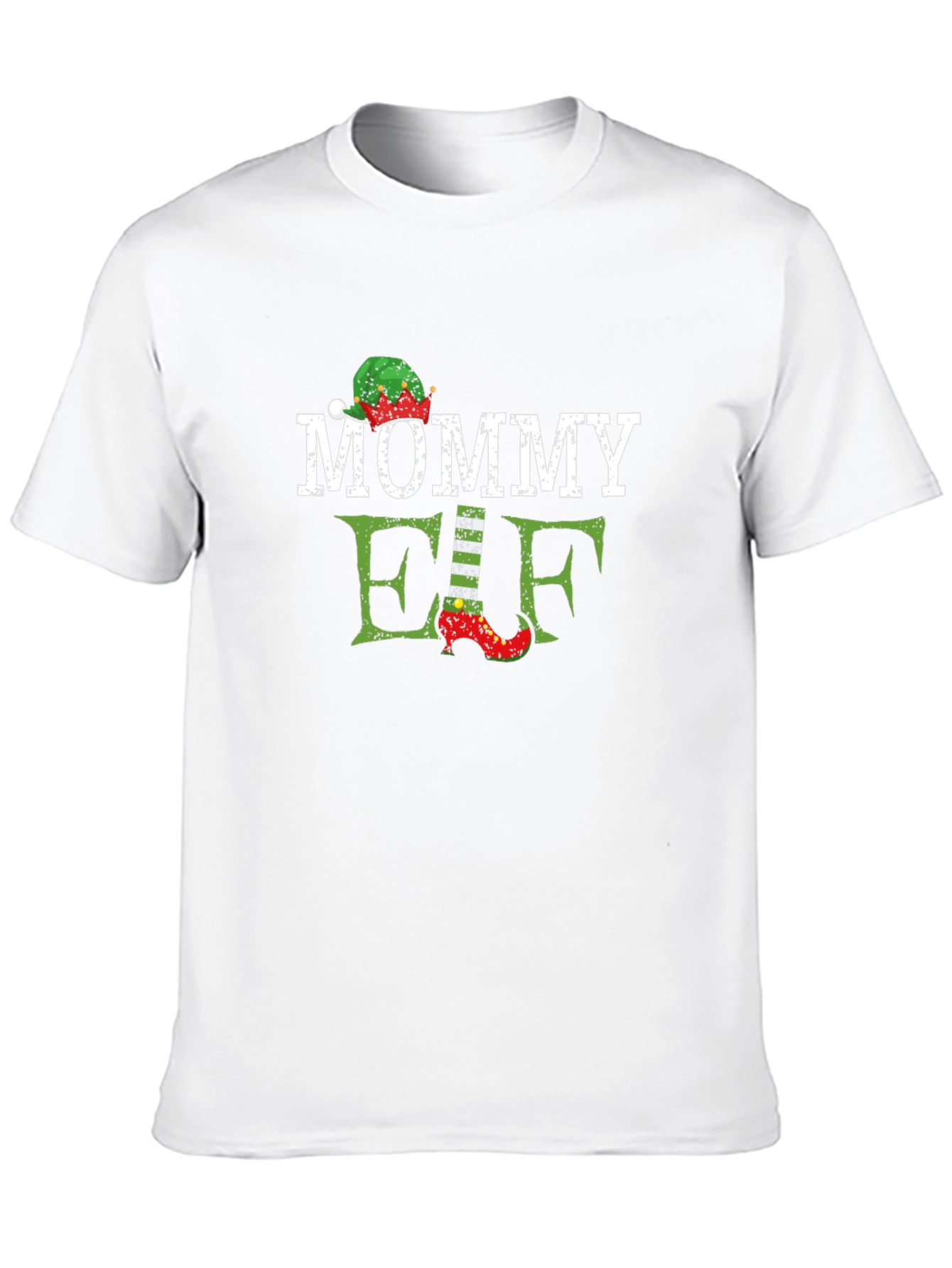 Mommy Elf Christmas Holiday T-Shirt