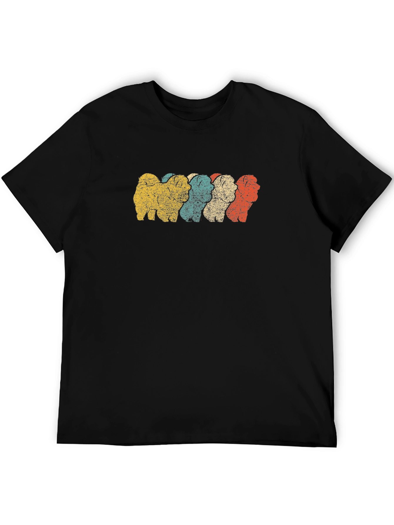 Retro Chow Chow Dog T-Shirt