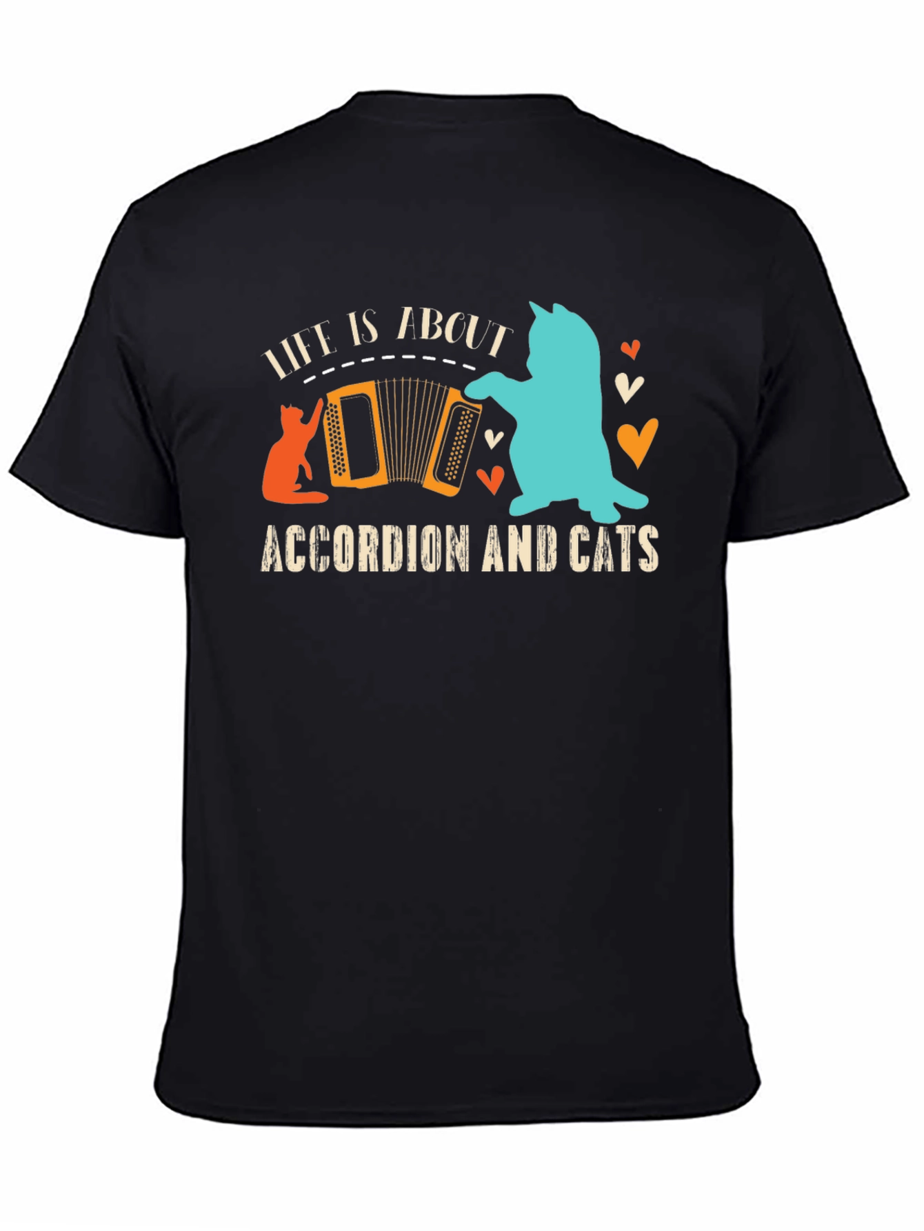 Accordion and Cats T-Shirt