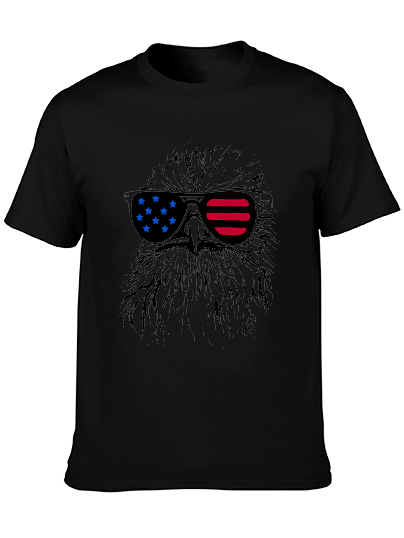 American Eagle Patriotic Sunglasses T-Shirt