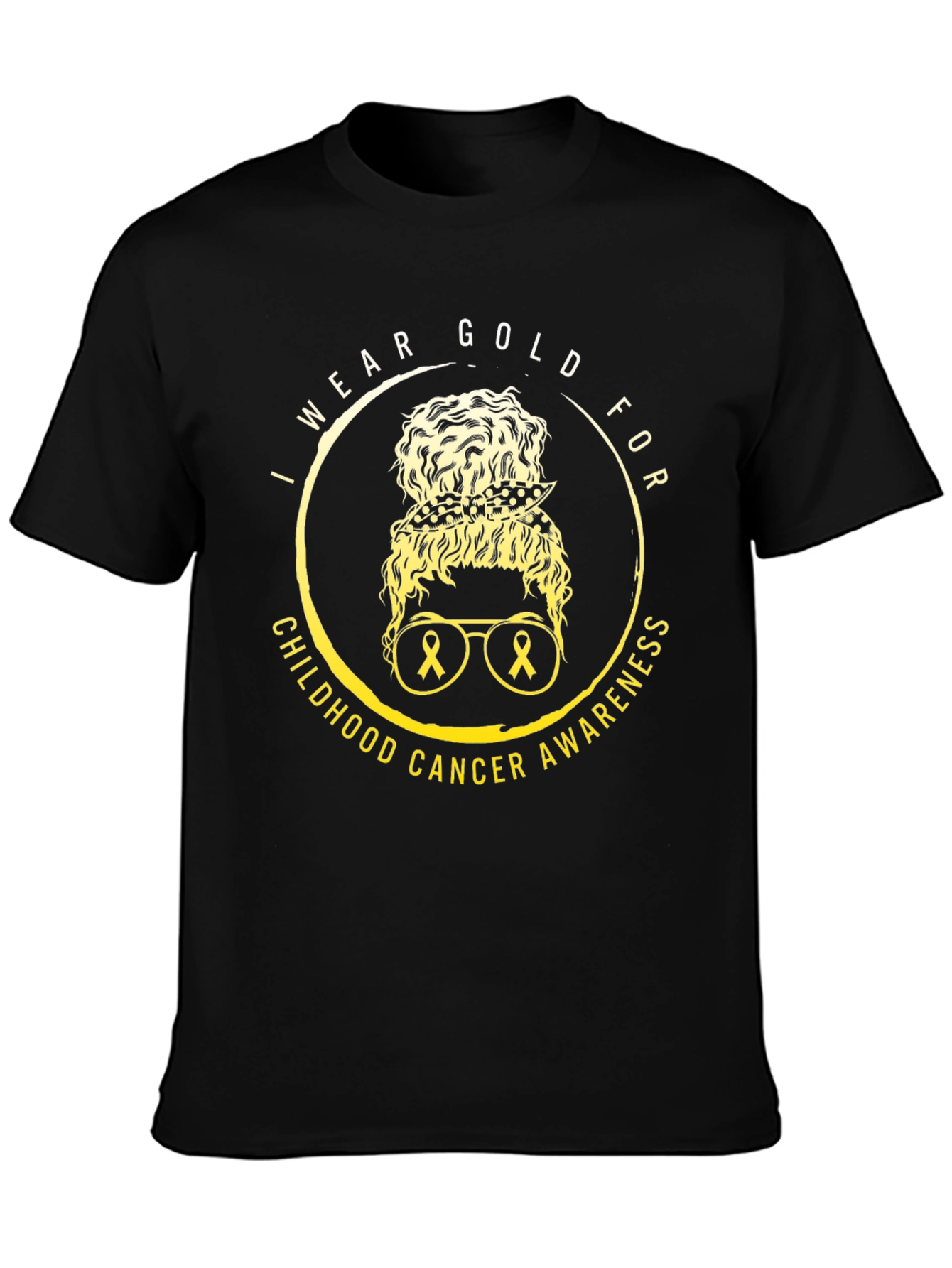 I Wear Gold For Childhood Cancer Awareness T-Shirt