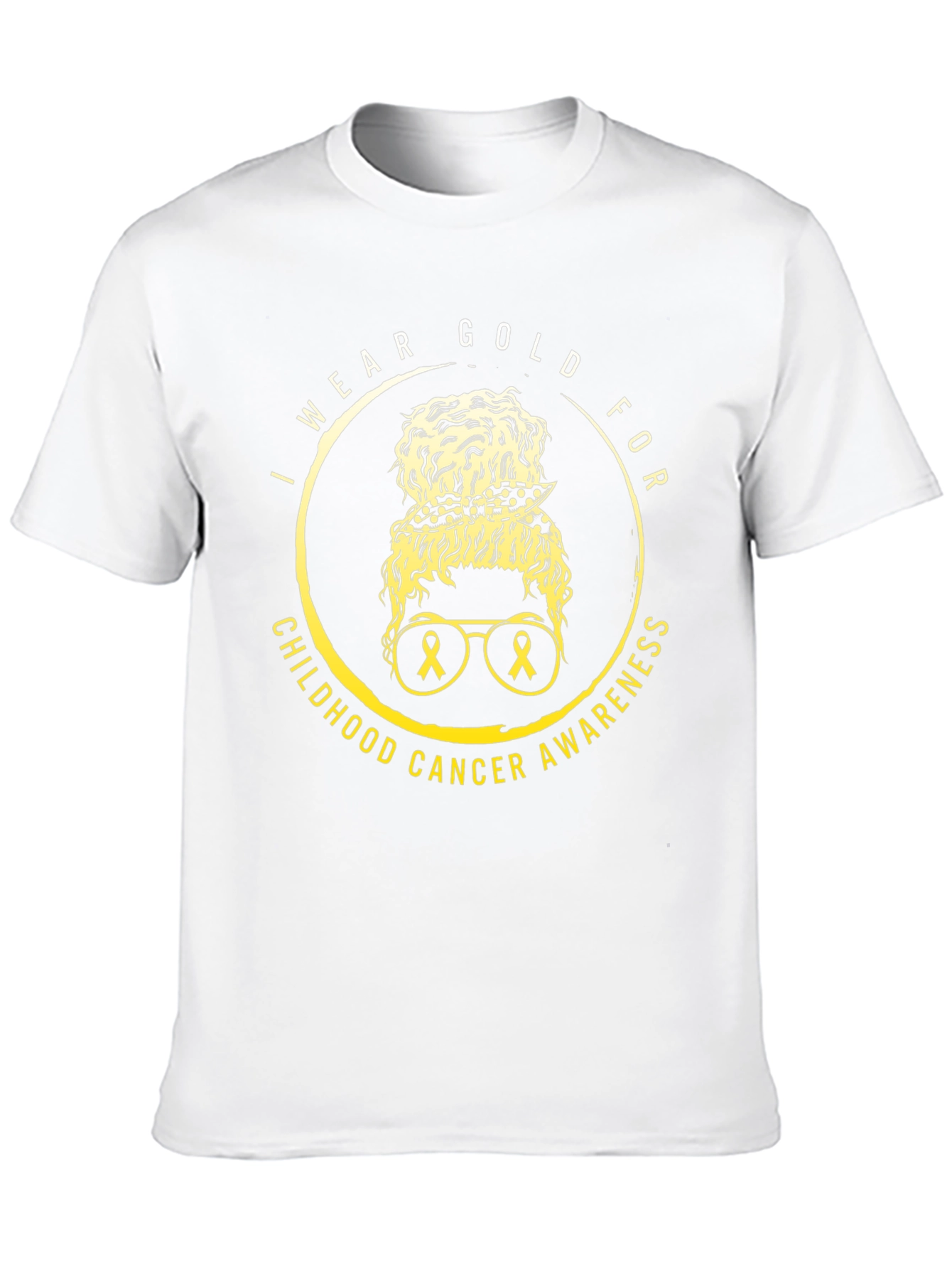 I Wear Gold For Childhood Cancer Awareness T-Shirt