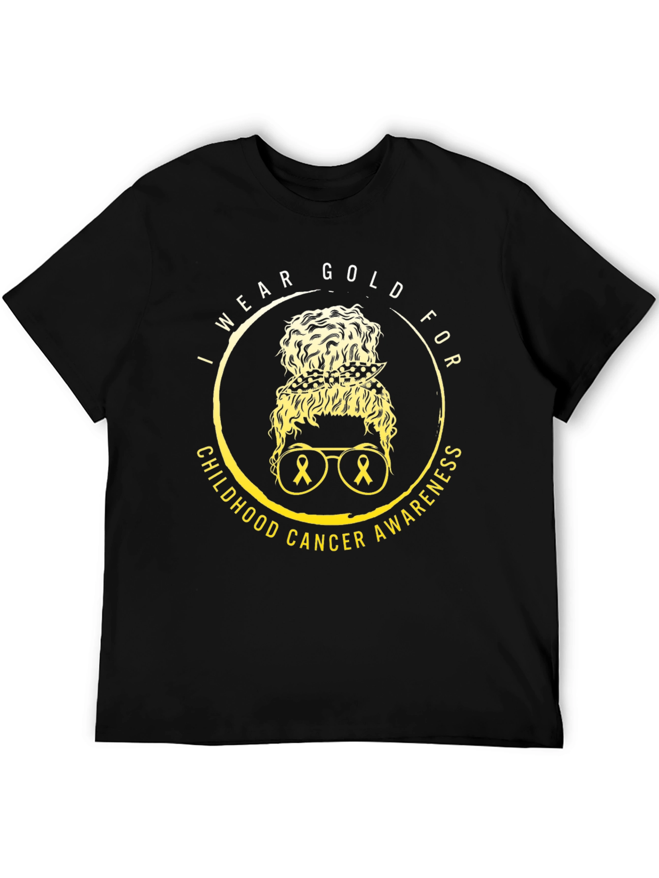 I Wear Gold For Childhood Cancer Awareness T-Shirt