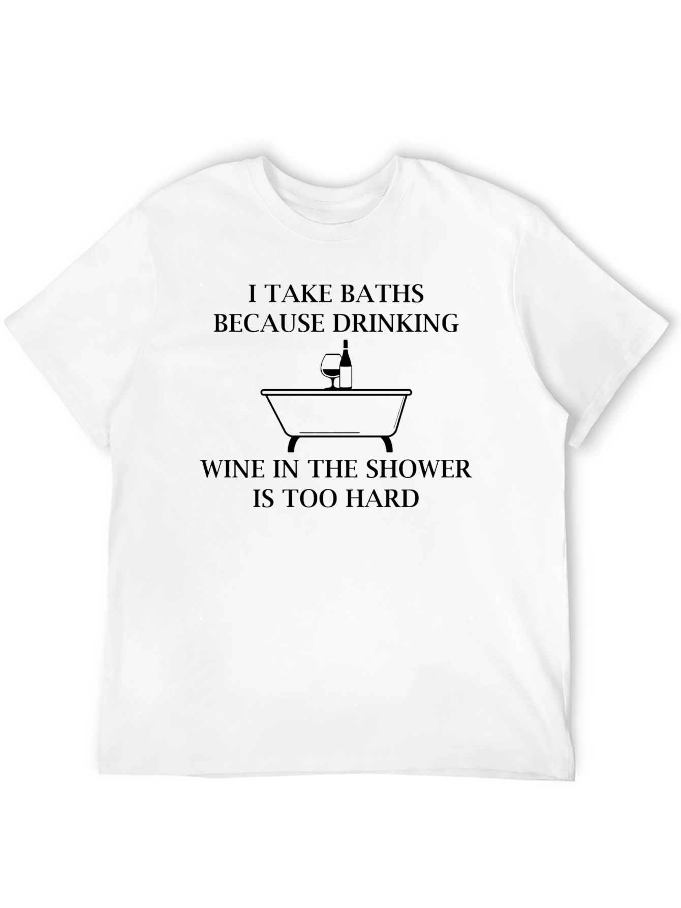 Funny Bath Wine T-Shirt