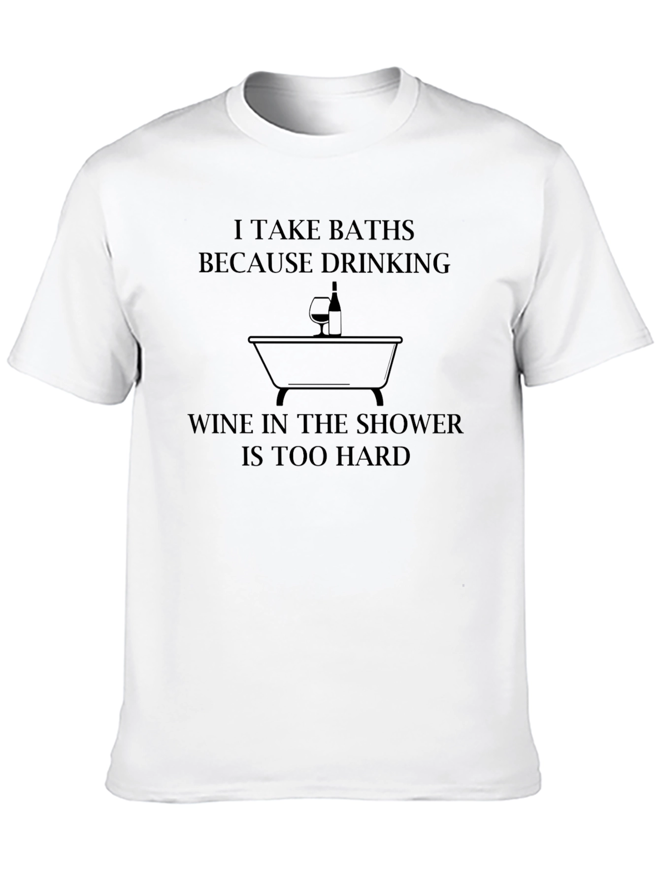 Funny Bath Wine T-Shirt