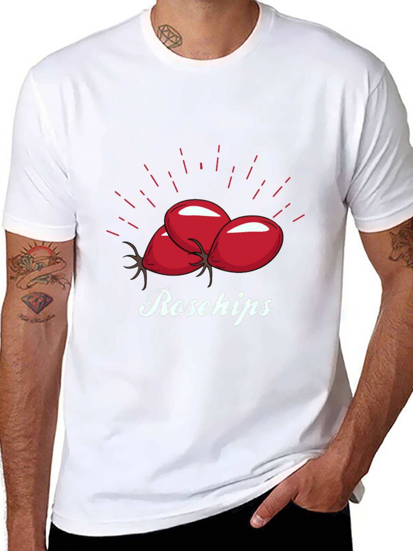 Rosehips Graphic T-Shirt - Unique Design