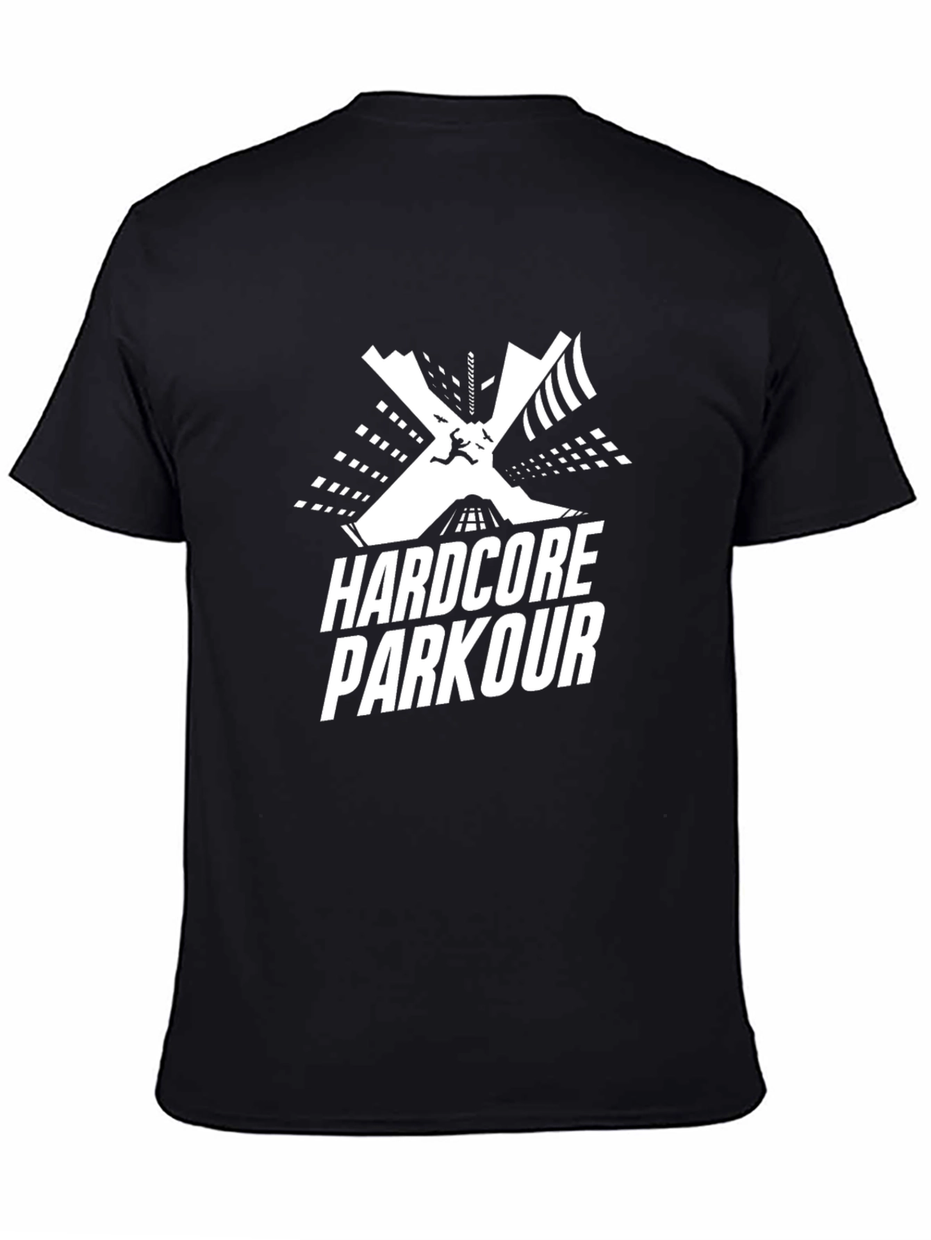 Hardcore Parkour Black T-Shirt