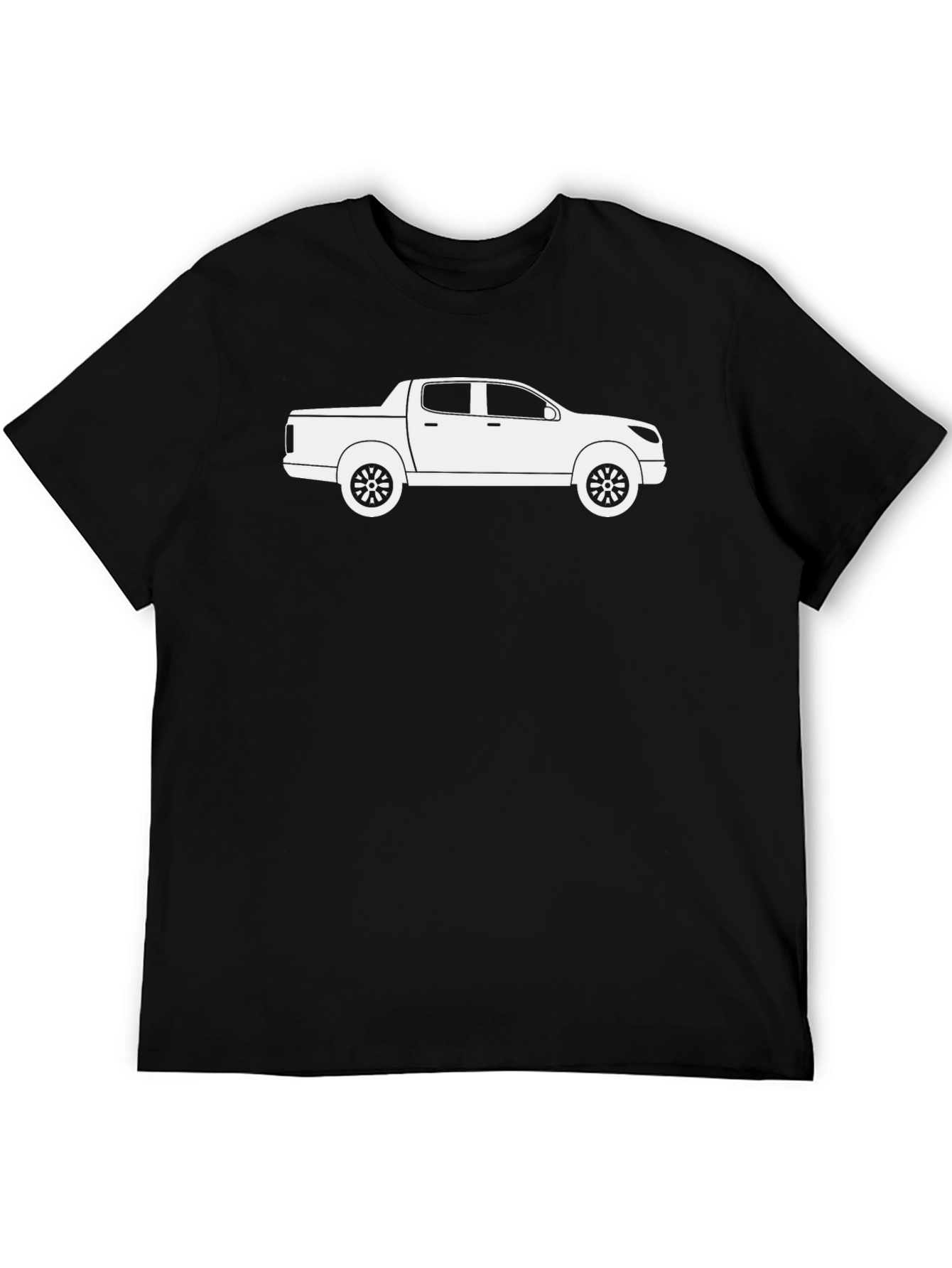 Truck Graphic T-Shirt - Black Cotton Tee